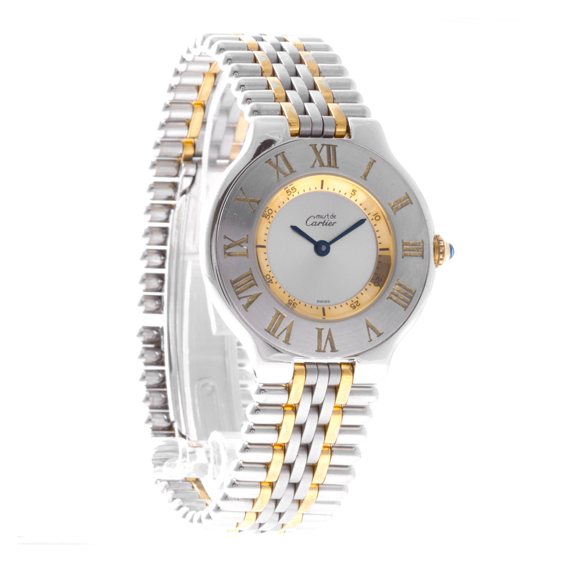 Cartier 1330 Must 21 Quartz Unisex Stainless Steel Watches Cartier 1330 Must 21 Quartz Unisex Stainless Steel Watches