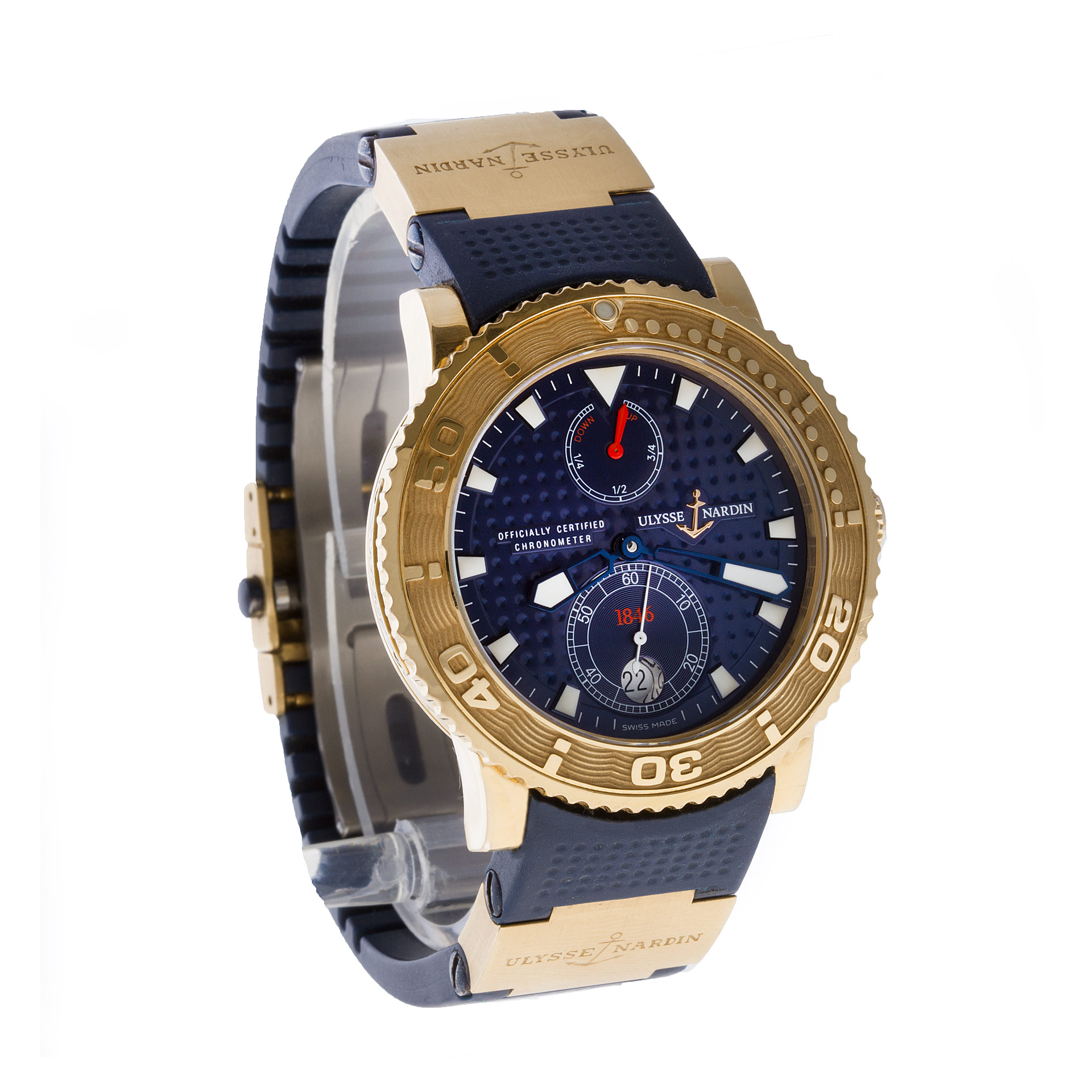 Ulysse Nardin 266-51 Maxi Marine Automatic Male 18k rose gold Watches Ulysse Nardin 266-51 Maxi Marine Automatic Male 18k rose gold Watches