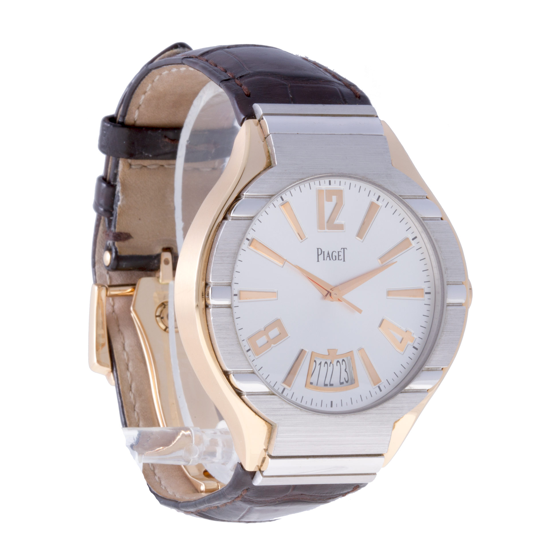 Piaget GOA34041 Polo Automatic Male 18k White and Pink Gold Watches Piaget GOA34041 Polo Automatic Male 18k White and Pink Gold Watches