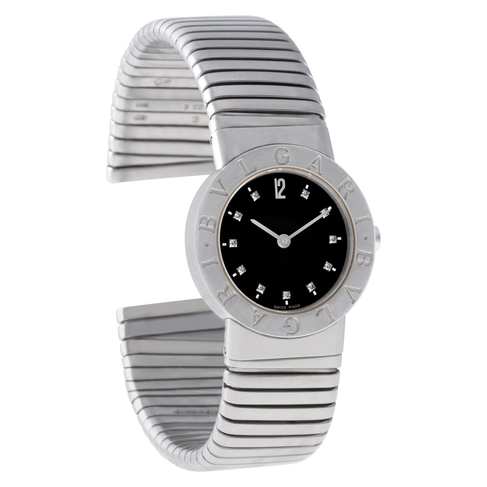 Bvlgari BB262TS Tubogas Quartz Female Stainless Steel Watches Bvlgari BB262TS Tubogas Quartz Female Stainless Steel Watches