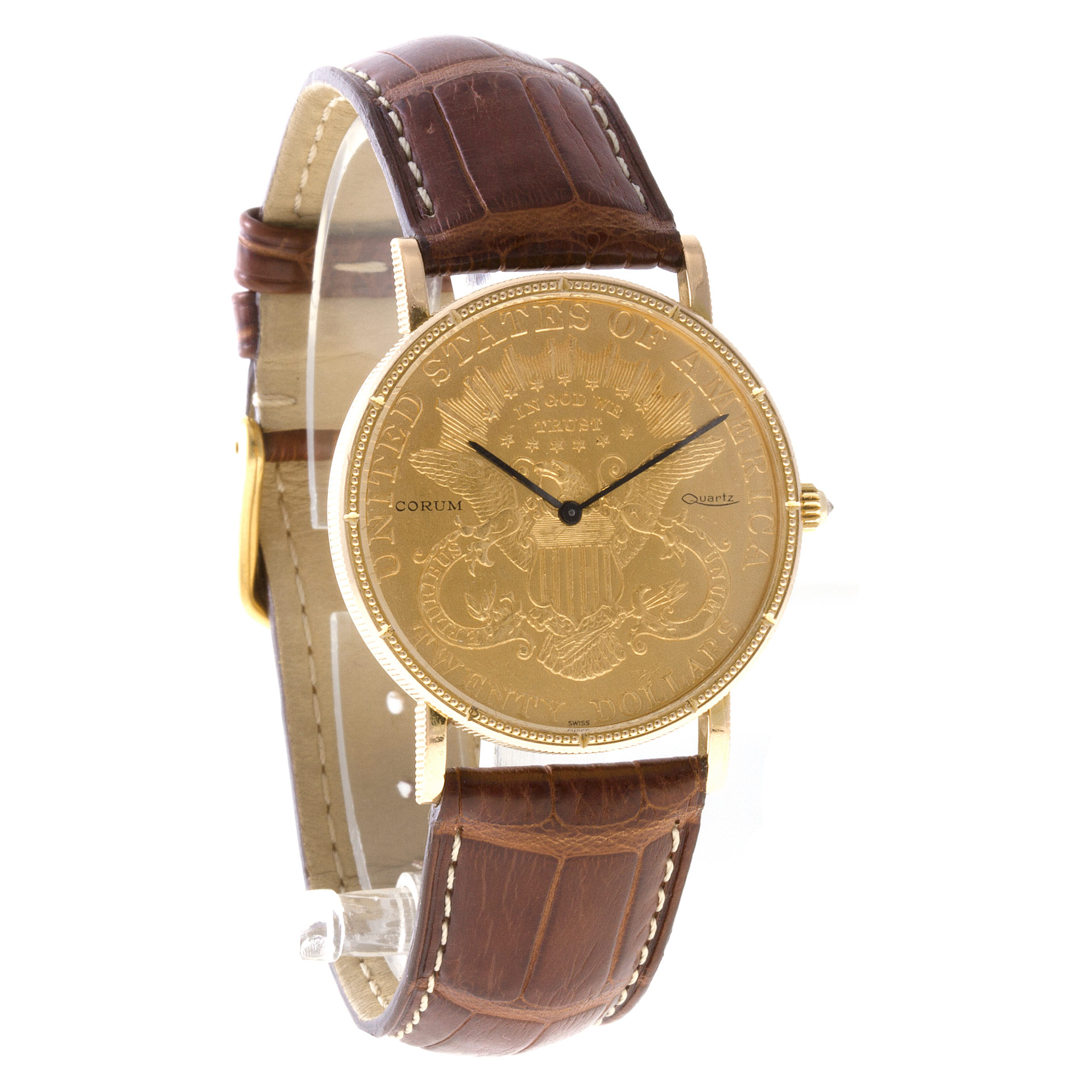 Corum CT32892 $20 Coin Quartz Male 18k yellow gold Watches Corum CT32892 $20 Coin Quartz Male 18k yellow gold Watches