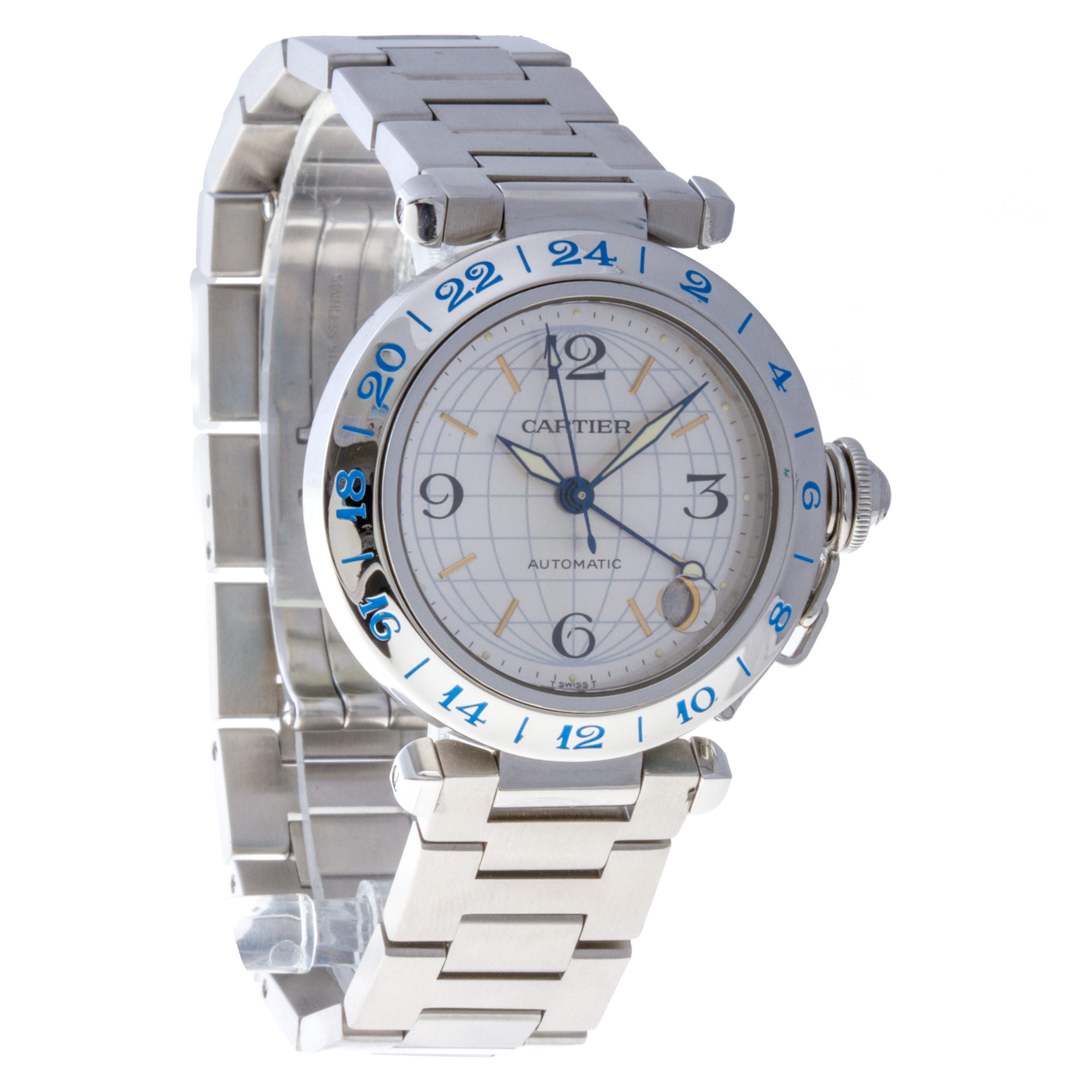 Cartier W31074M7 Pasha Automatic Unisex Stainless Steel Watches Cartier W31074M7 Pasha Automatic Unisex Stainless Steel Watches