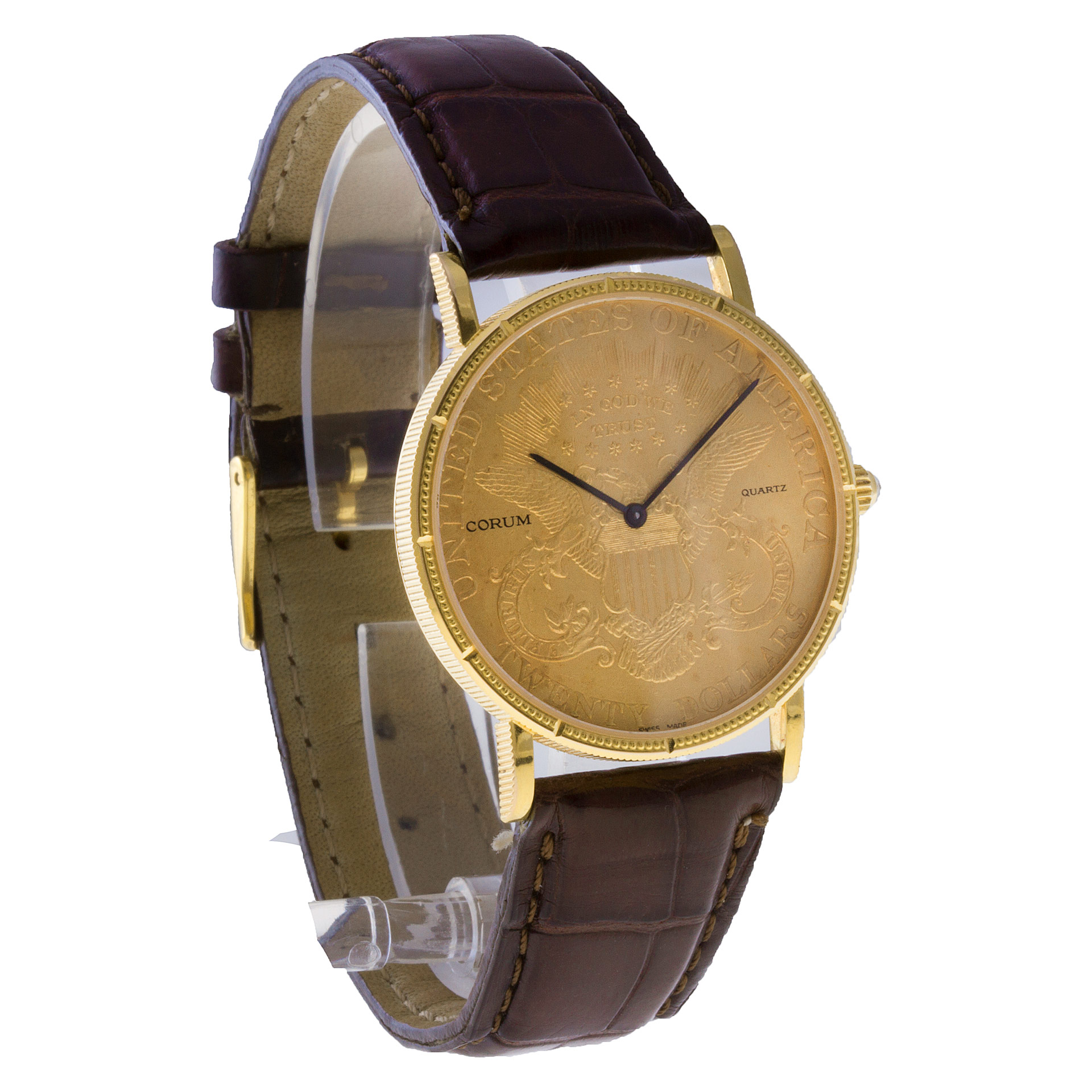 Corum CT32892 $20 Coin Quartz Male 18k Yellow Gold Watches Corum CT32892 $20 Coin Quartz Male 18k Yellow Gold Watches