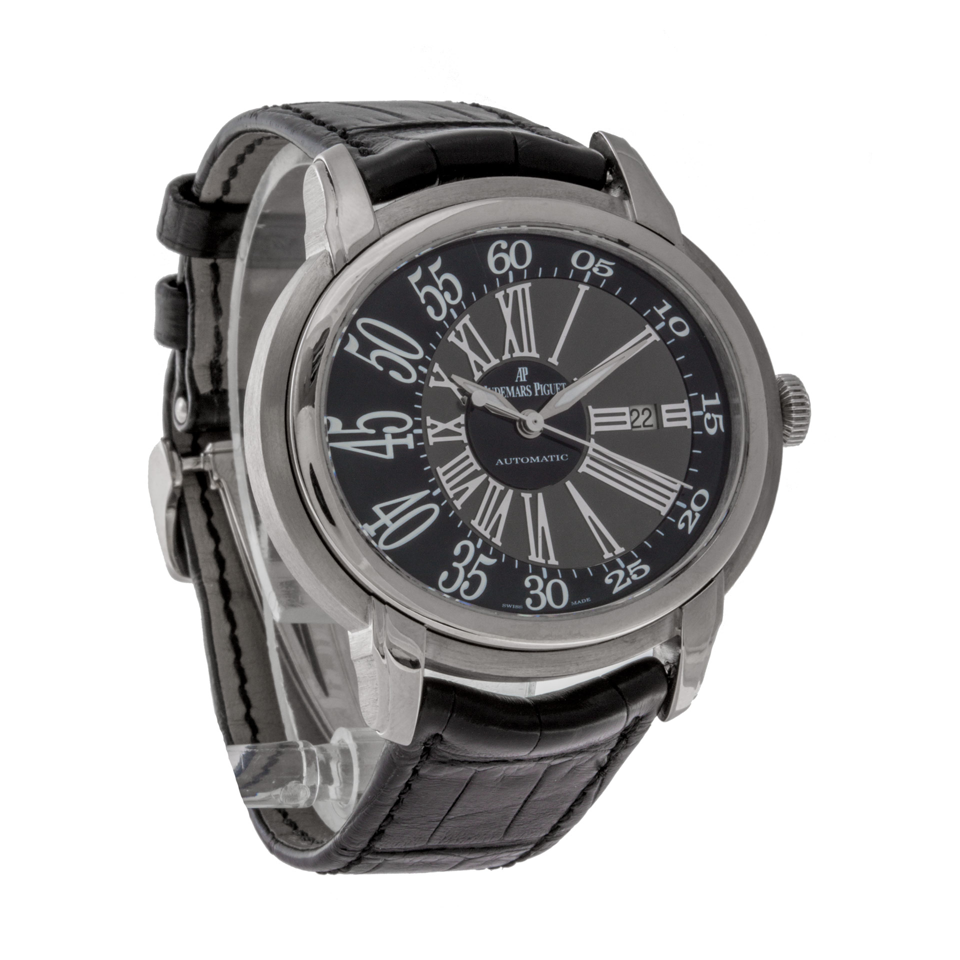 Audemars Piguet 15320BC.OO.D002CR.01 Millenary Automatic Male 18k White Gold Watches Audemars Piguet 15320BC.OO.D002CR.01 Millenary Automatic Male 18k White Gold Watches