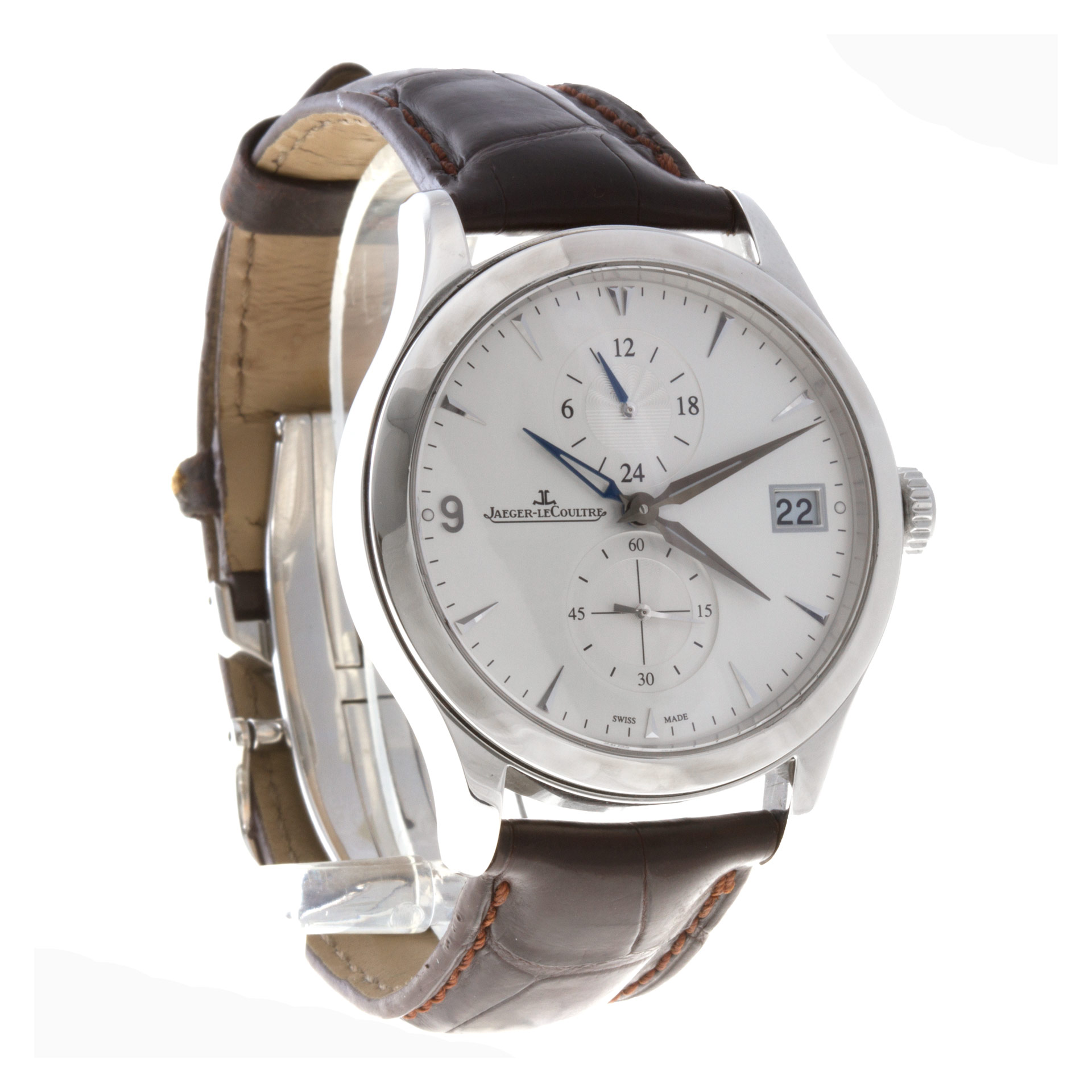 Jaeger LeCoultre 174.8.05.S Master Hometime Automatic Male Stainless Steel Watches Jaeger LeCoultre 174.8.05.S Master Hometime Automatic Male Stainless Steel Watches