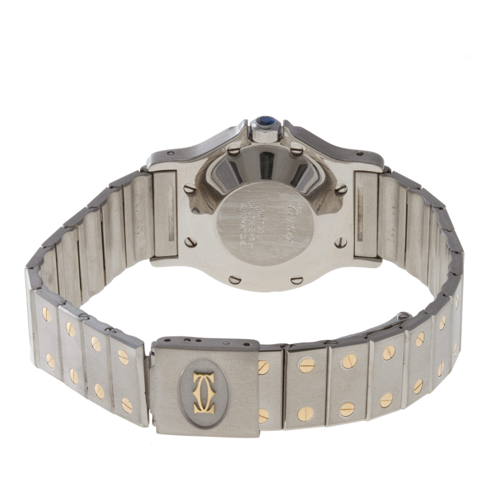 Cartier Cartier 1046 Santos Automatic Male 18k gold & Stainless Steel Watches Cartier Cartier 1046 Santos Automatic Male 18k gold & Stainless Steel Watches