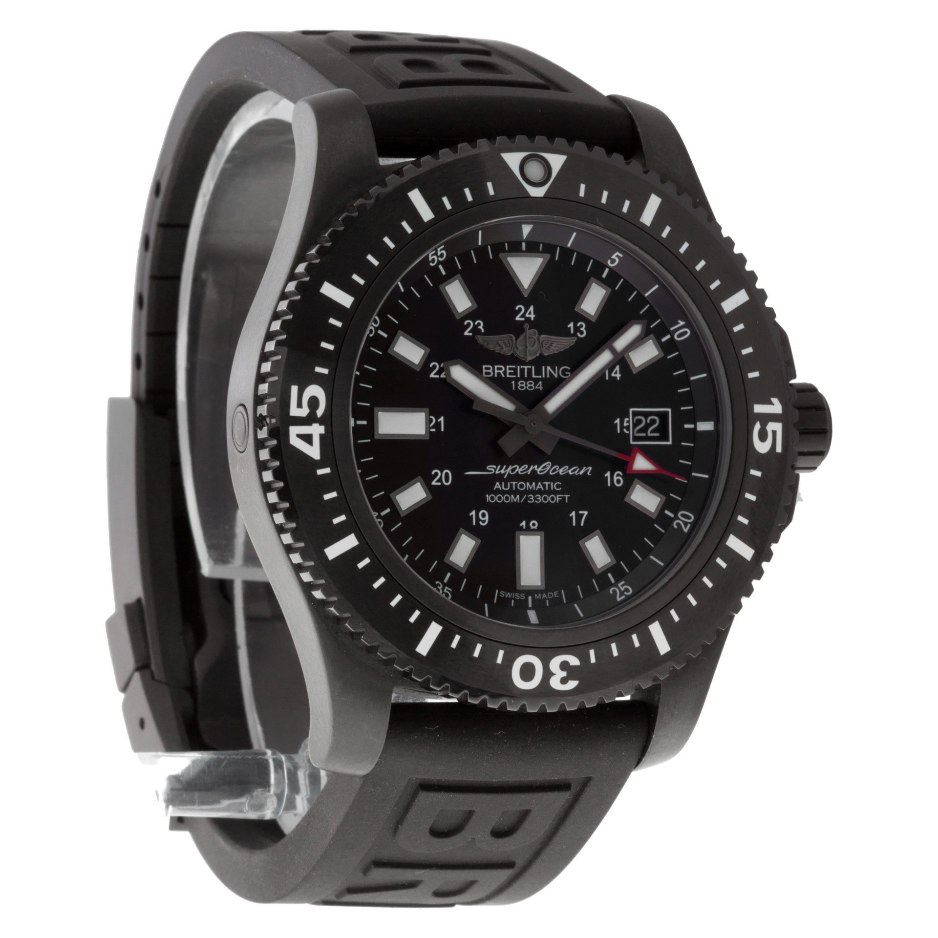 Breitling m1739313 Super Ocean Automatic Male Black Steel Watches Breitling m1739313 Super Ocean Automatic Male Black Steel Watches