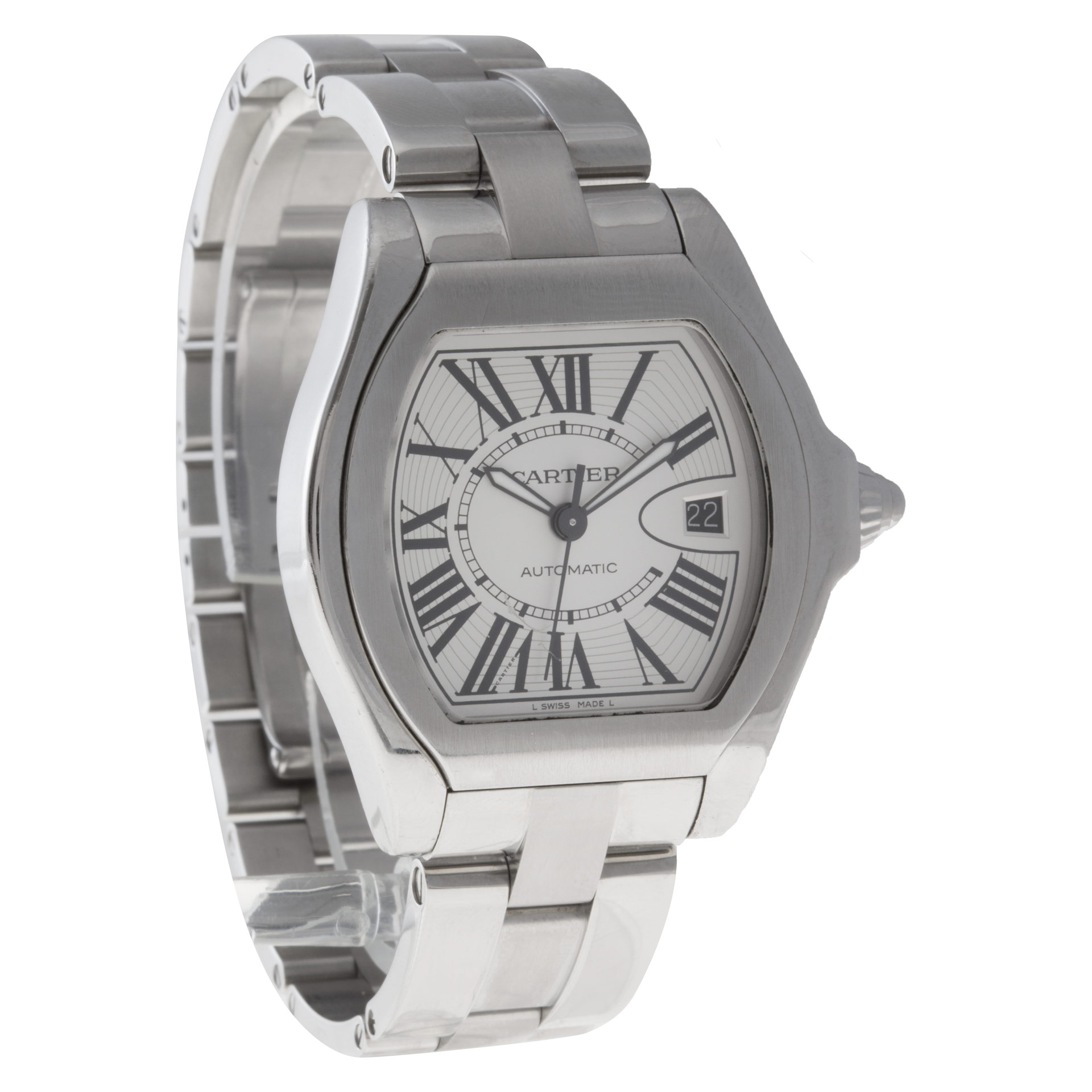 Cartier 3312 Roadster Automatic Male Stainless Steel Watches Cartier 3312 Roadster Automatic Male Stainless Steel Watches