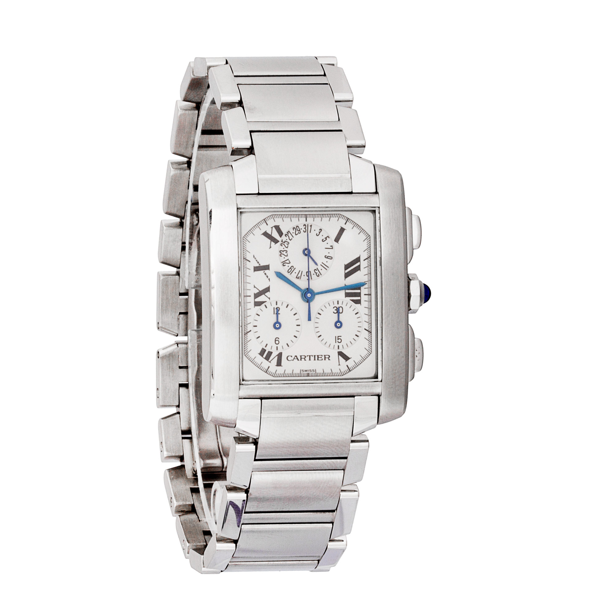 Cartier W51001Q3 Tank Francaise Quartz Male Stainless Steel Watches Cartier W51001Q3 Tank Francaise Quartz Male Stainless Steel Watches