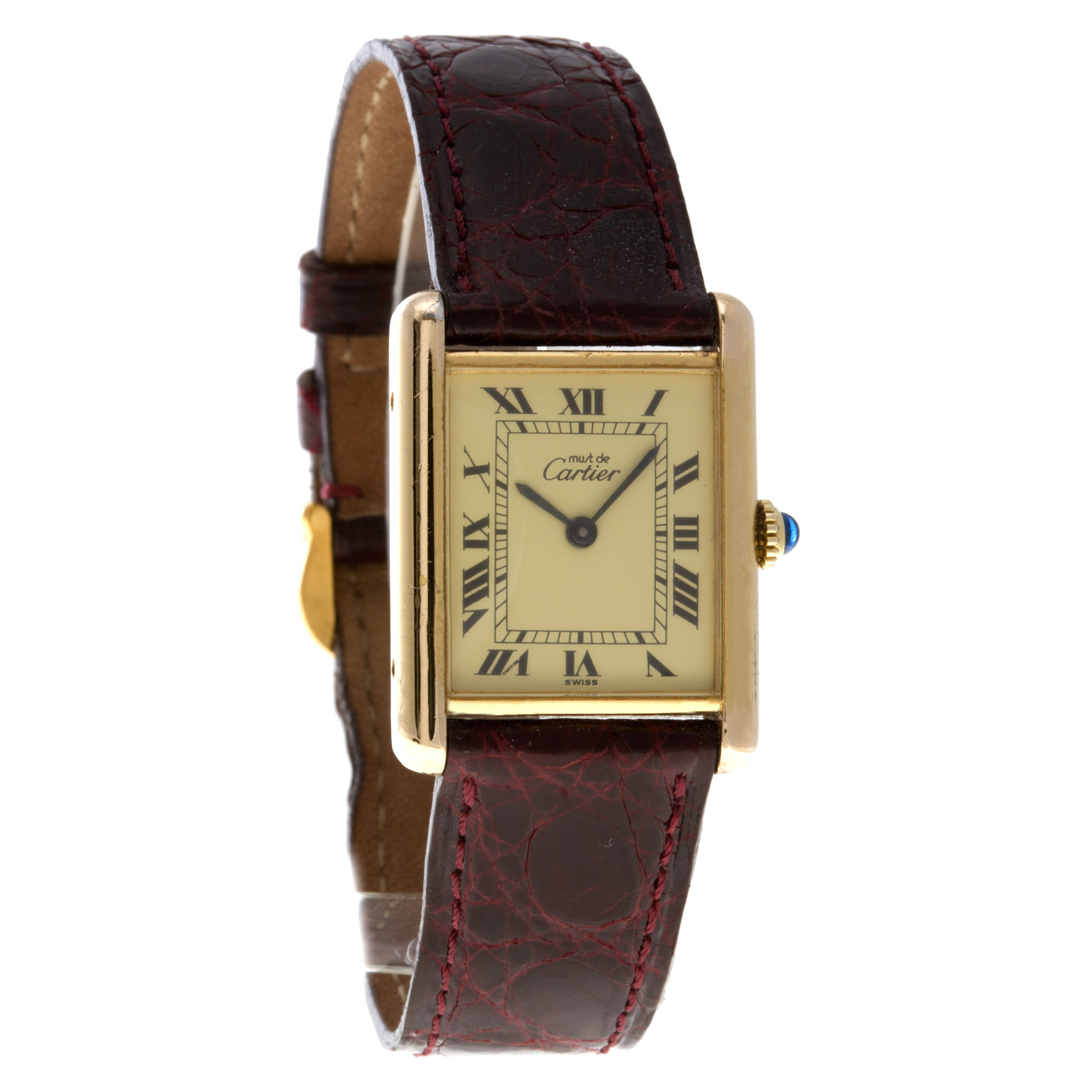 Cartier 60029 Tank Vermeil Manual Female Vermeil Watches Cartier 60029 Tank Vermeil Manual Female Vermeil Watches