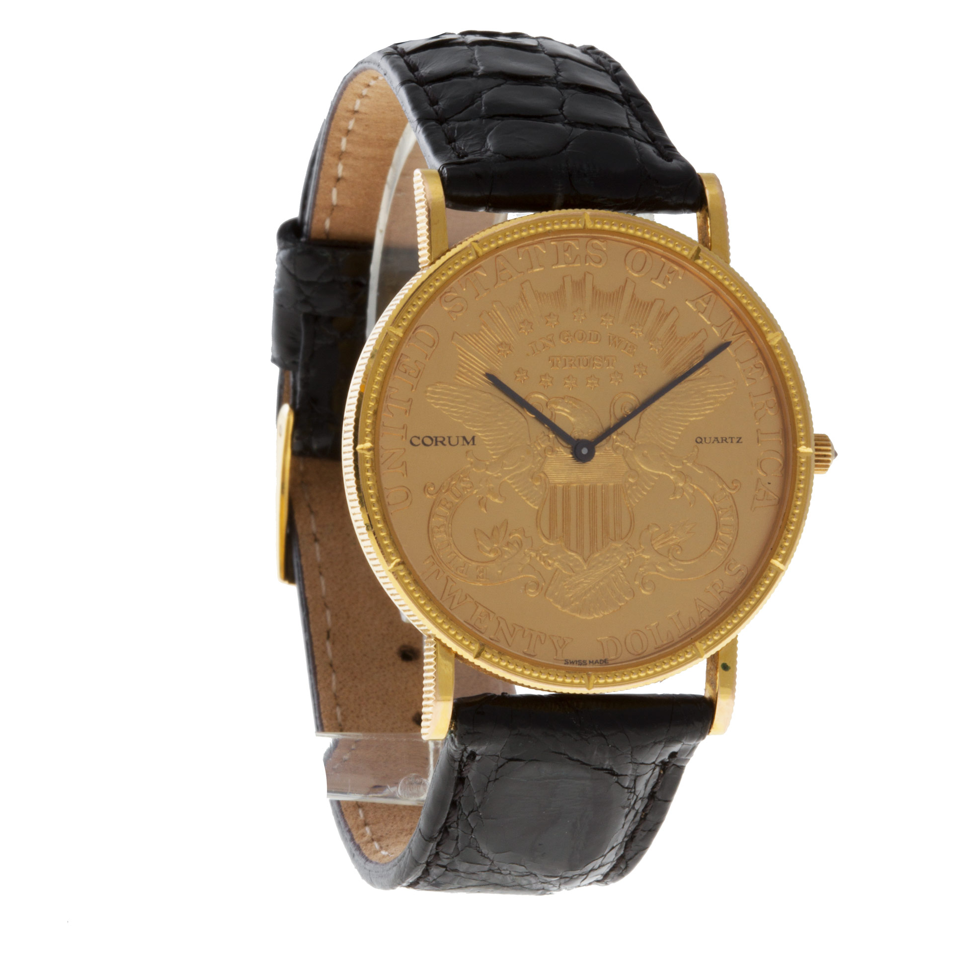 Corum 1876 $20 Coin Quartz Male 18k yellow gold Watches Corum 1876 $20 Coin Quartz Male 18k yellow gold Watches