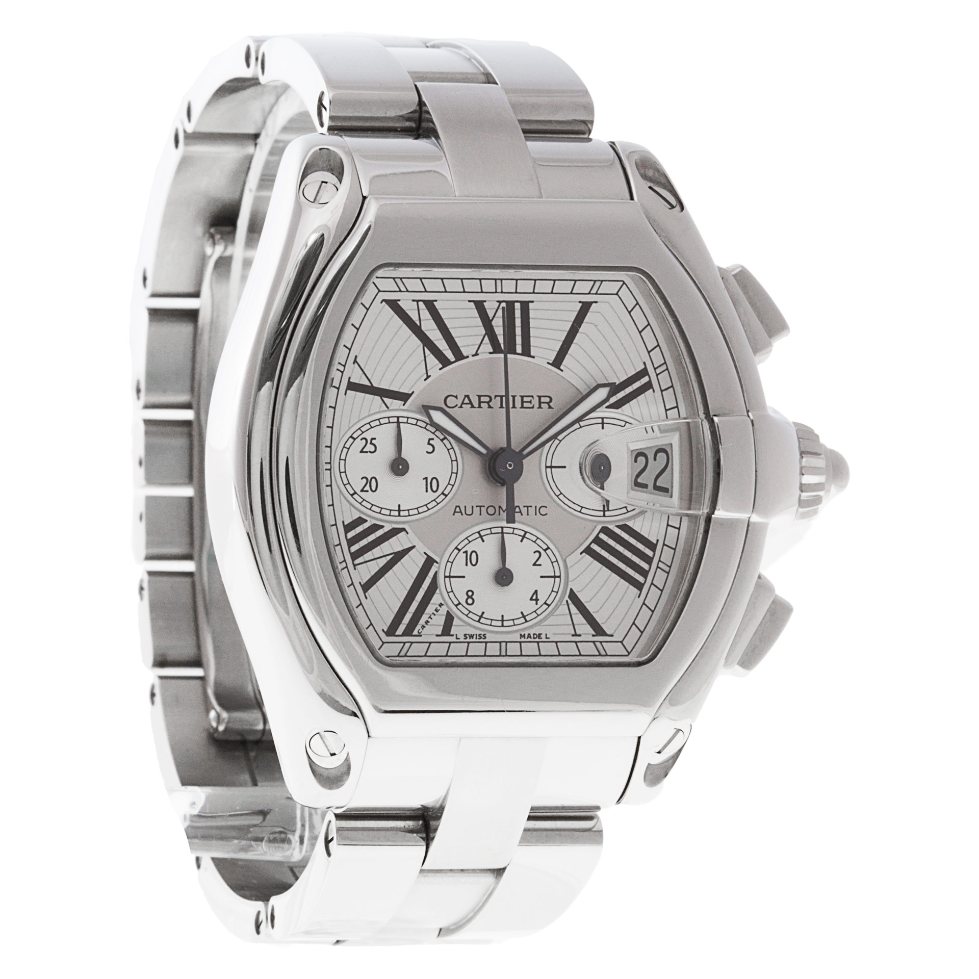 Cartier W52019X6 Roadster Automatic Male Stainless Steel Watches Cartier W52019X6 Roadster Automatic Male Stainless Steel Watches