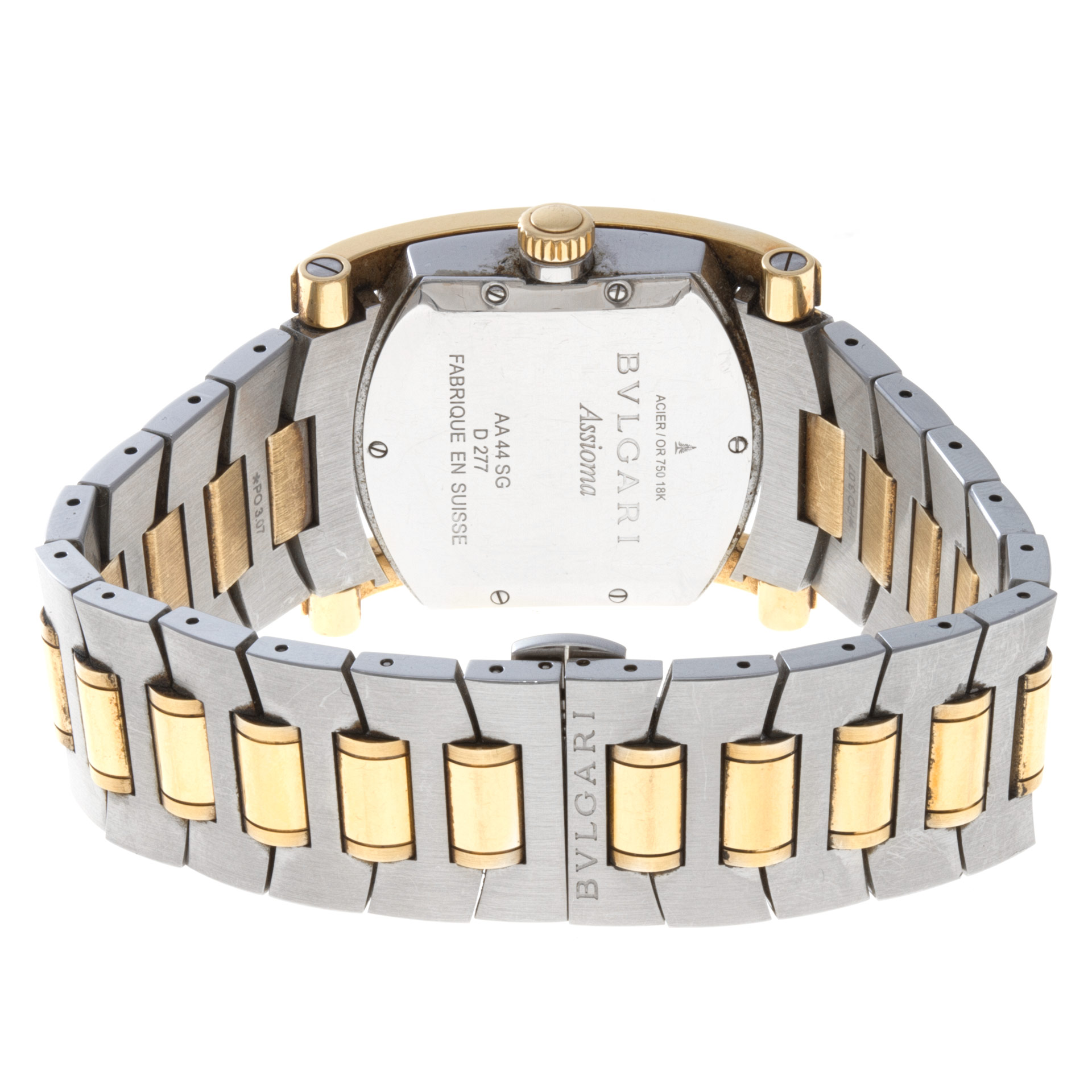 Bvlgari AA44SG Assioma Automatic Male 18k gold & Stainless Steel Watches Bvlgari AA44SG Assioma Automatic Male 18k gold & Stainless Steel Watches