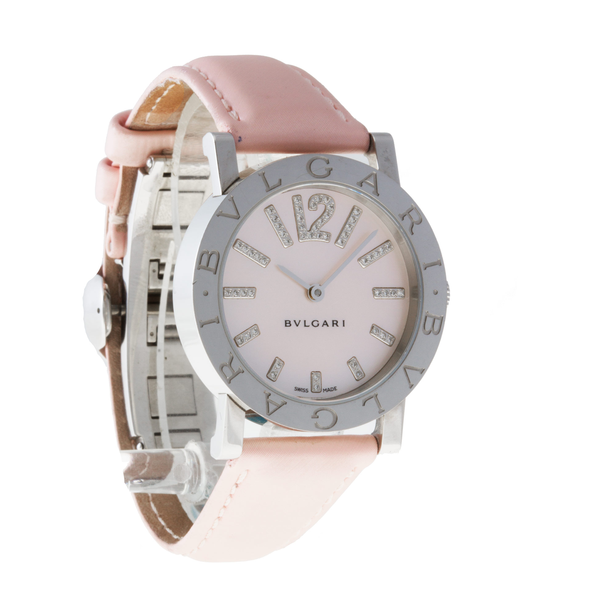 Bvlgari bb 33 sL Bvlgari Automatic Female Stainless Steel Watches Bvlgari bb 33 sL Bvlgari Automatic Female Stainless Steel Watches