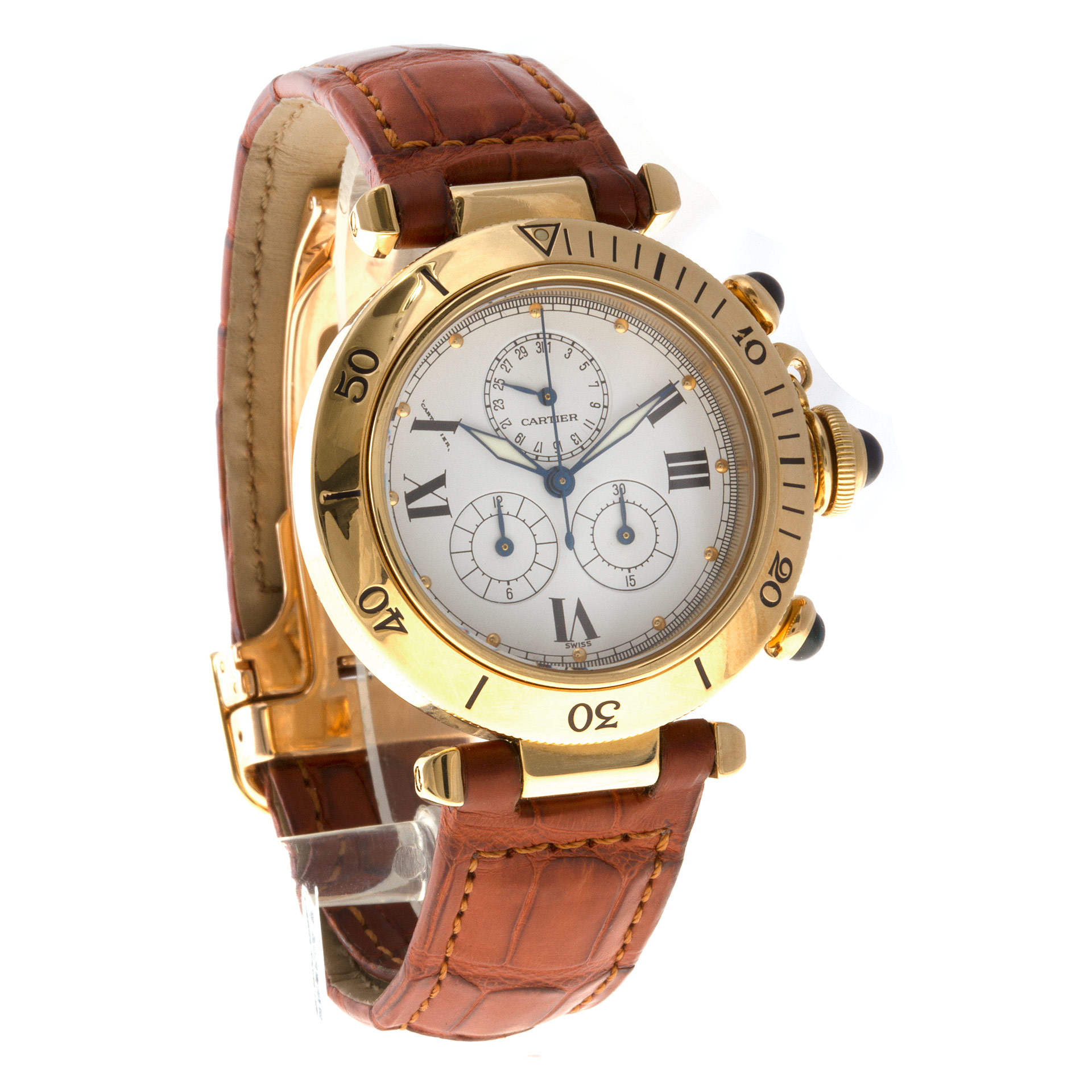 Cartier 1353 Pasha 35 Quartz Unisex 18k yellow gold Watches Cartier 1353 Pasha 35 Quartz Unisex 18k yellow gold Watches
