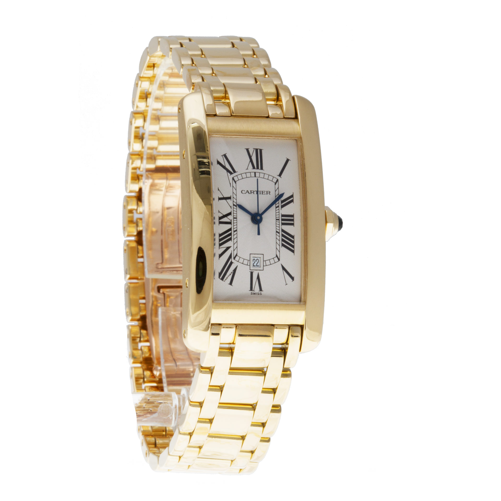 Cartier 1725 Tank American Automatic Unisex 18k yellow gold Watches Cartier 1725 Tank American Automatic Unisex 18k yellow gold Watches