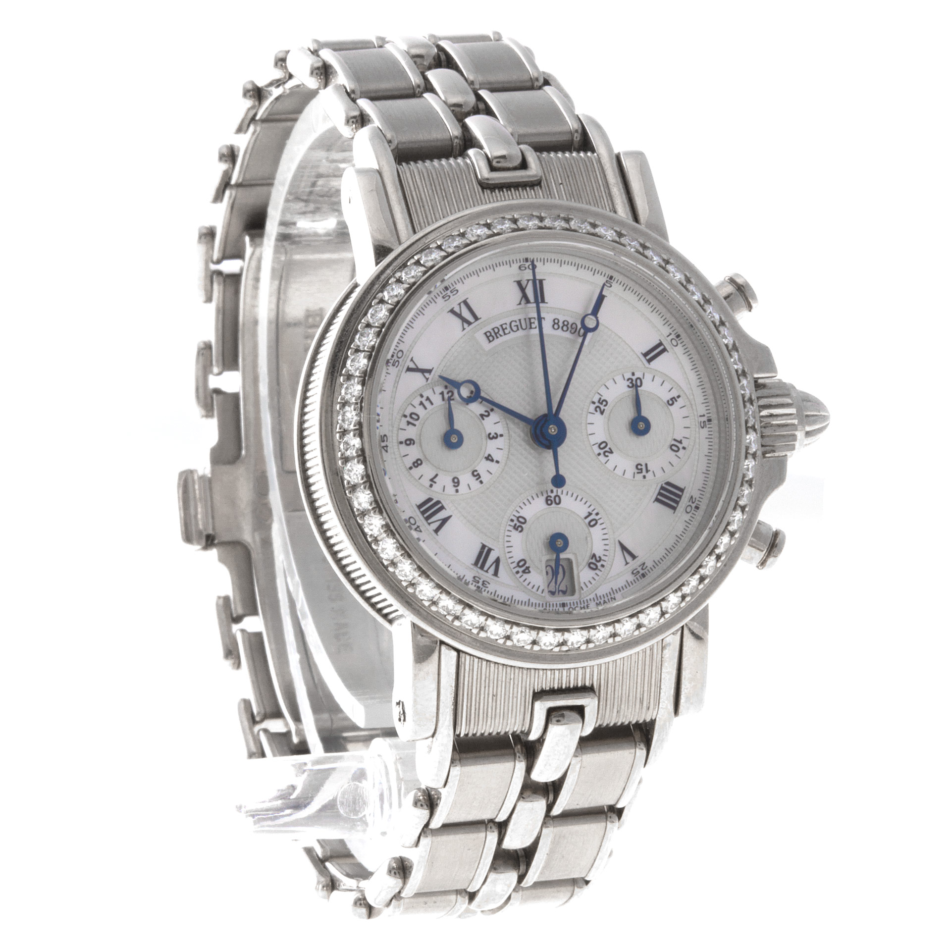 Breguet 0031536 Horloger de la Marine Automatic Female 18k White Gold Watches Breguet 0031536 Horloger de la Marine Automatic Female 18k White Gold Watches