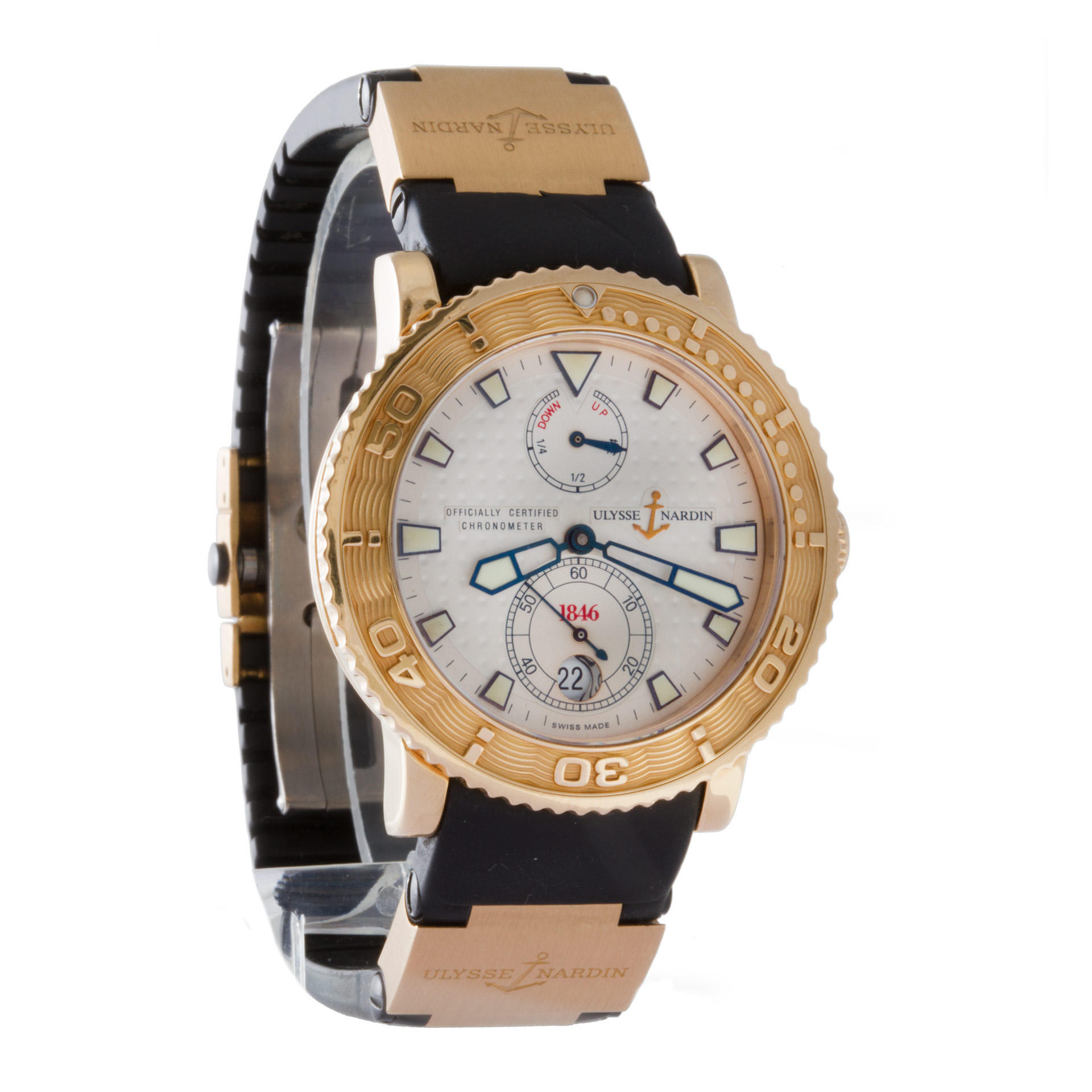 Ulysse Nardin 266-58-3 Maxi Marine Automatic Male 18k yellow gold Watches Ulysse Nardin 266-58-3 Maxi Marine Automatic Male 18k yellow gold Watches