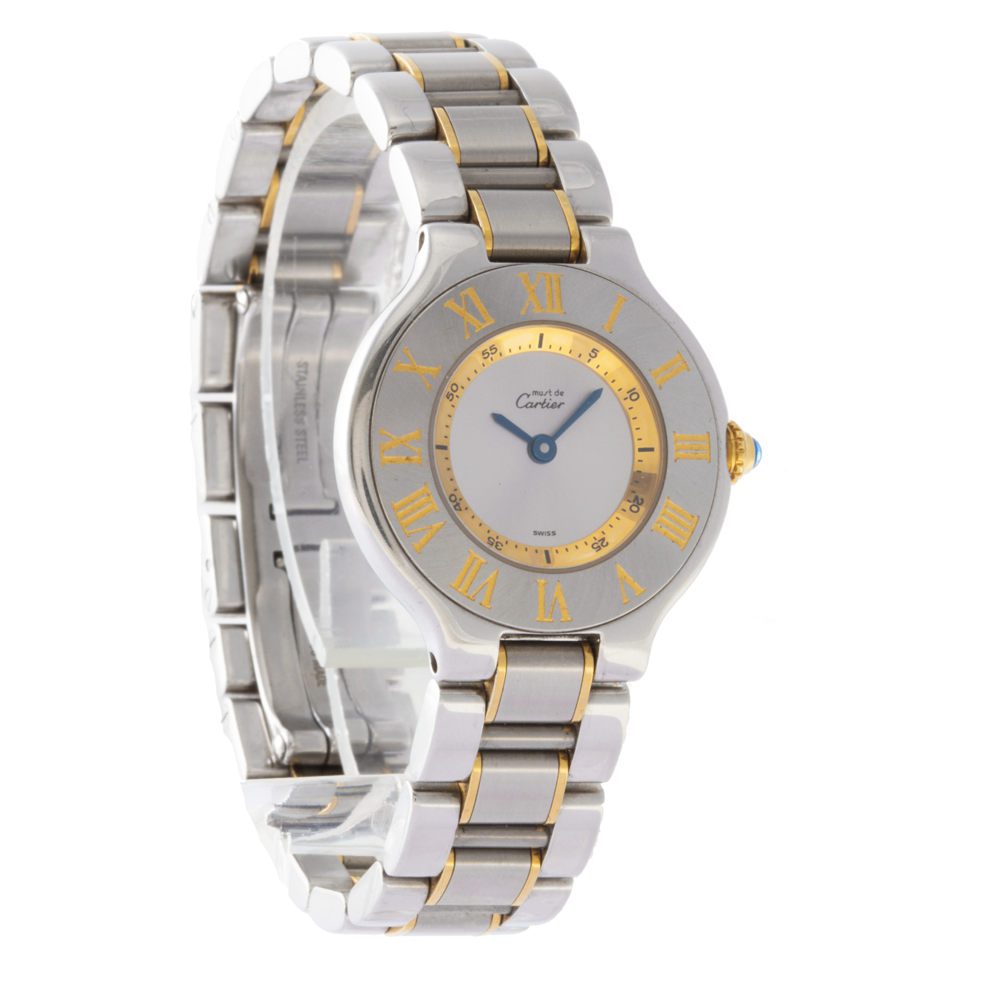 Cartier W10073R6 Must de Quartz Female Stainless Steel Watches Cartier W10073R6 Must de Quartz Female Stainless Steel Watches
