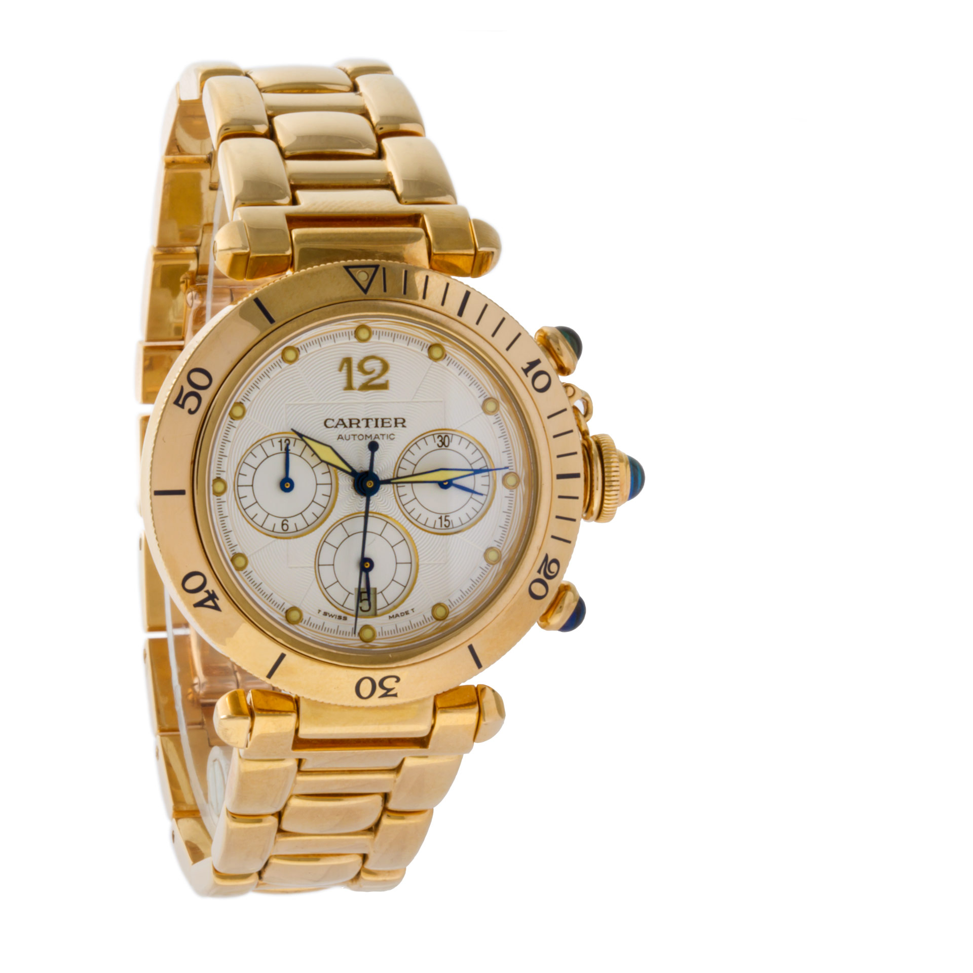 Cartier 2111 Pasha 38 Automatic Male 18k yellow gold Watches Cartier 2111 Pasha 38 Automatic Male 18k yellow gold Watches