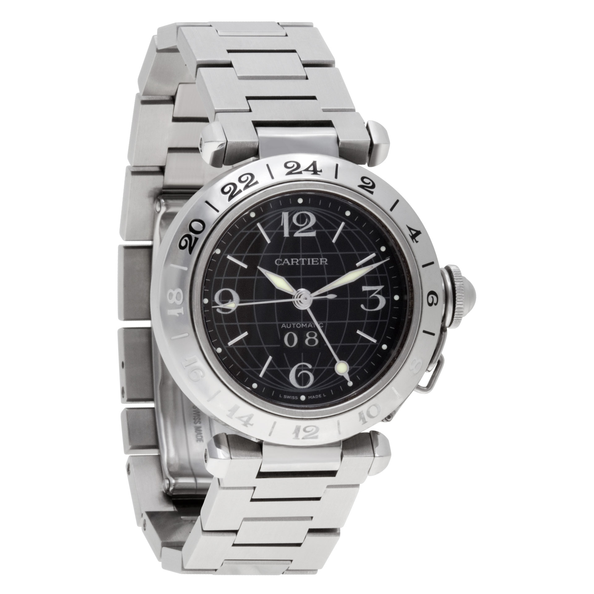 Cartier W31049M7 Pasha C Automatic Unisex Stainless Steel Watches Cartier W31049M7 Pasha C Automatic Unisex Stainless Steel Watches