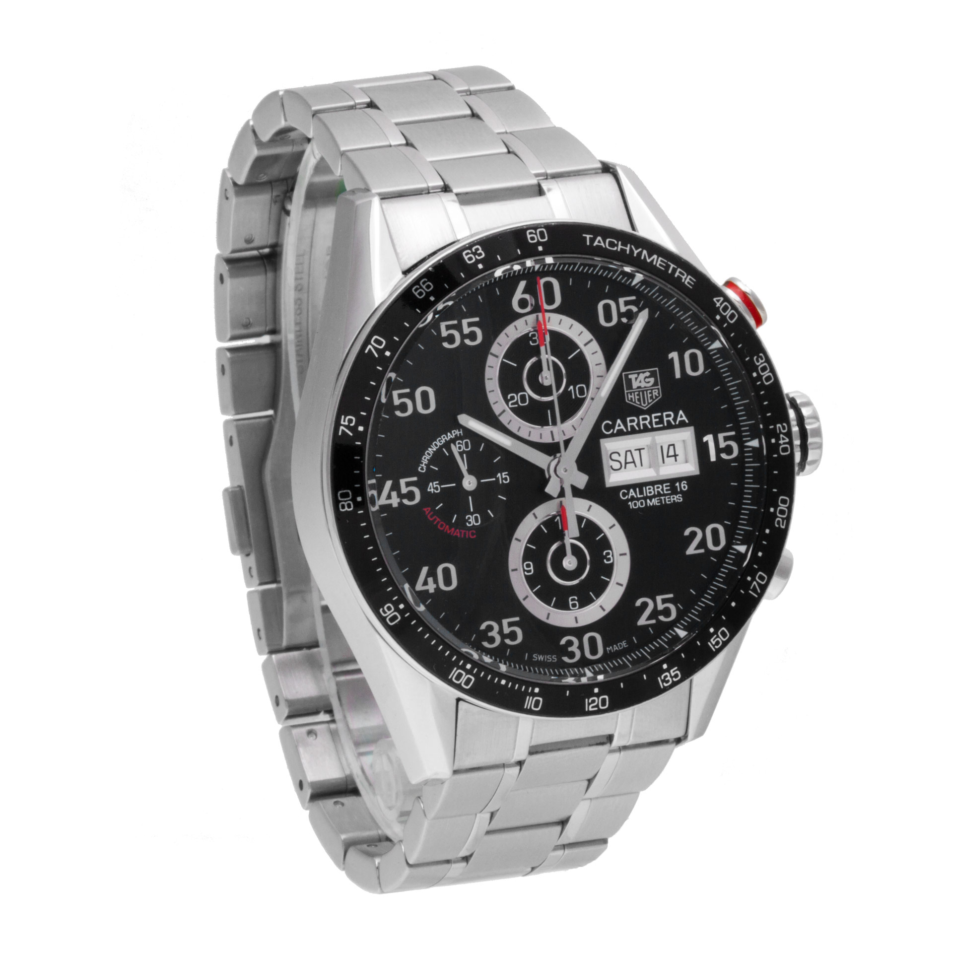 Tag Heuer CV2A10 Carrera Automatic Male Stainless Steel Watches Tag Heuer CV2A10 Carrera Automatic Male Stainless Steel Watches