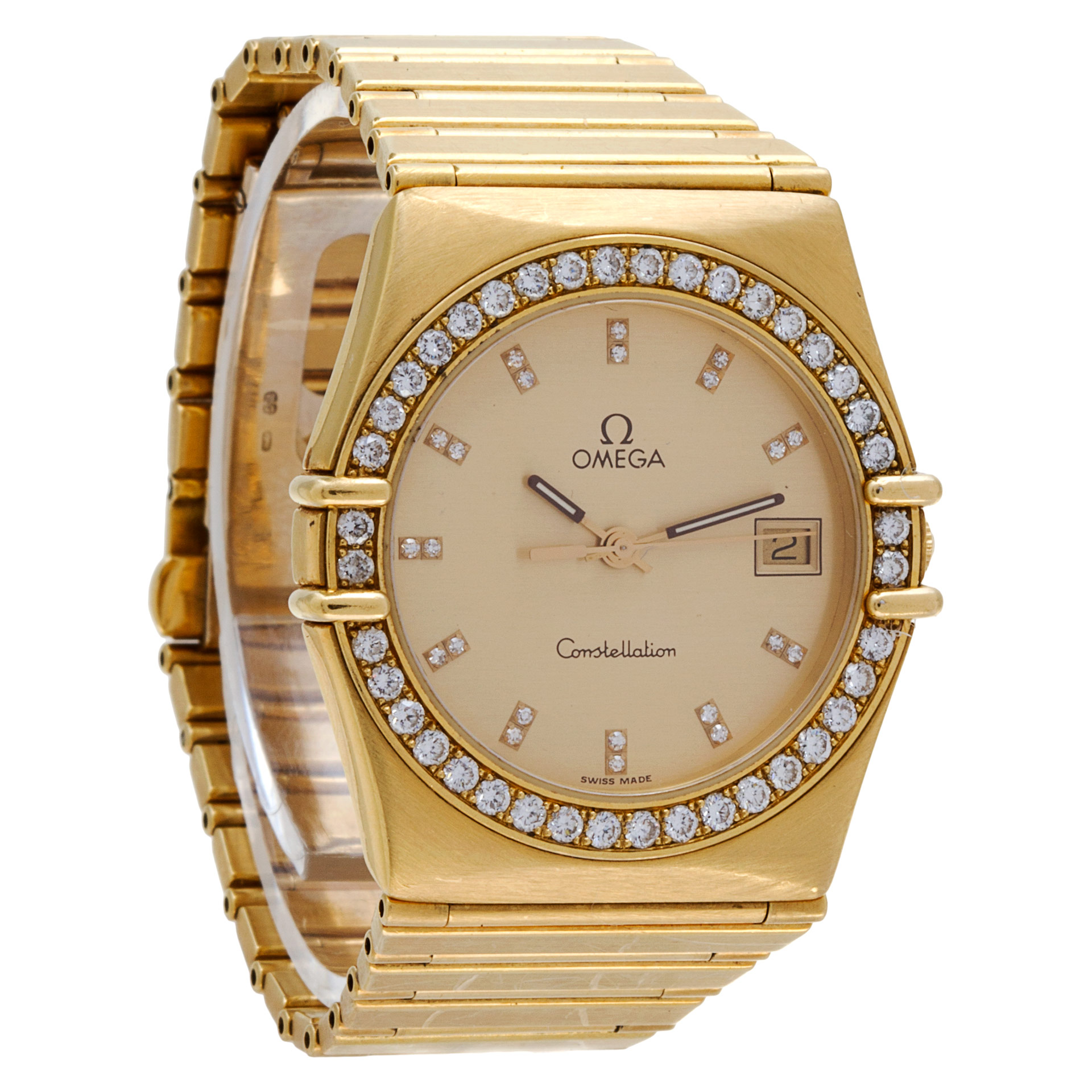 Omega Omega 4048 Constellation Quartz Female 18k Yellow Gold Watches Omega Omega 4048 Constellation Quartz Female 18k Yellow Gold Watches