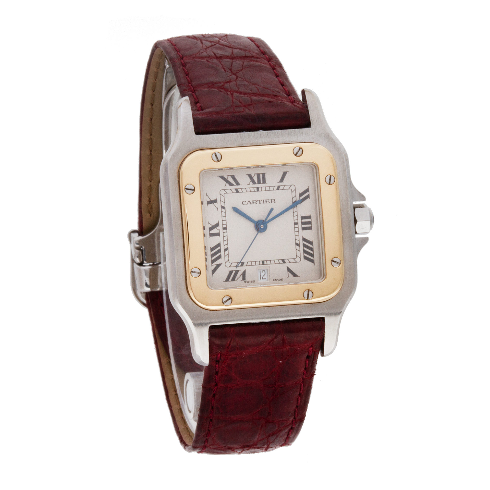 Cartier 187901 Santos Quartz Unisex Stainless Steel Watches Cartier 187901 Santos Quartz Unisex Stainless Steel Watches