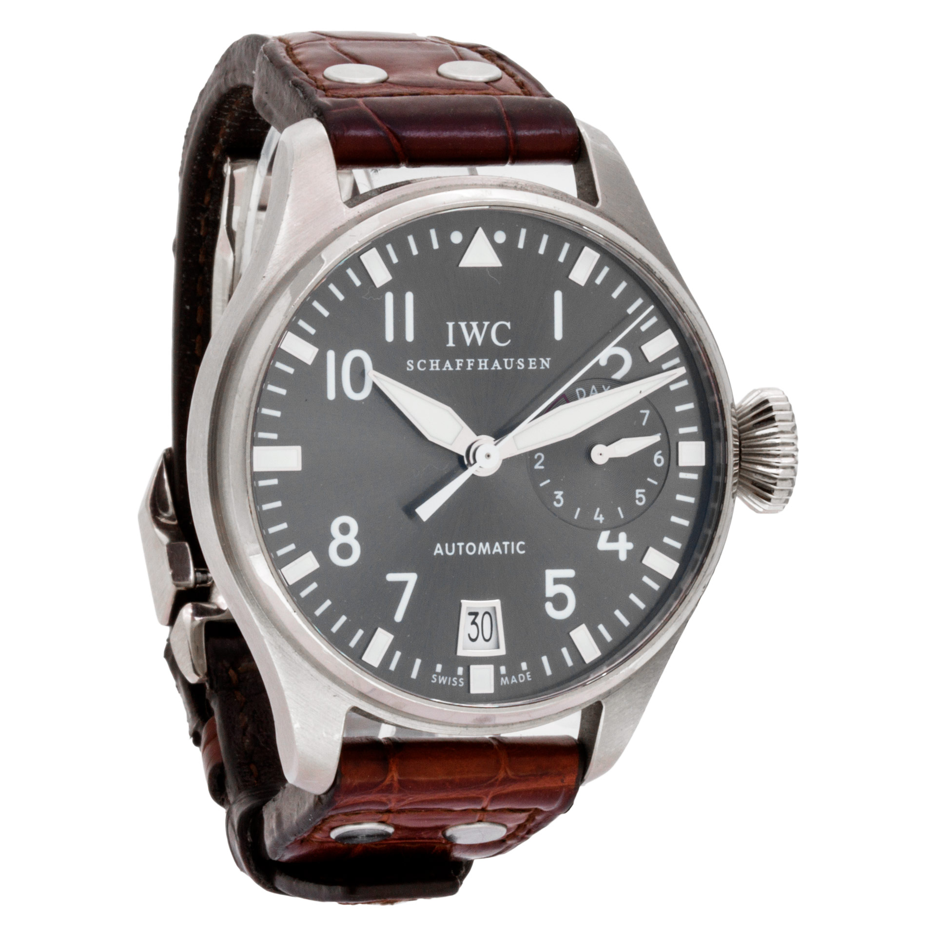 IWC iw500402 Big Pilot Automatic Male 18k White Gold Watches IWC iw500402 Big Pilot Automatic Male 18k White Gold Watches