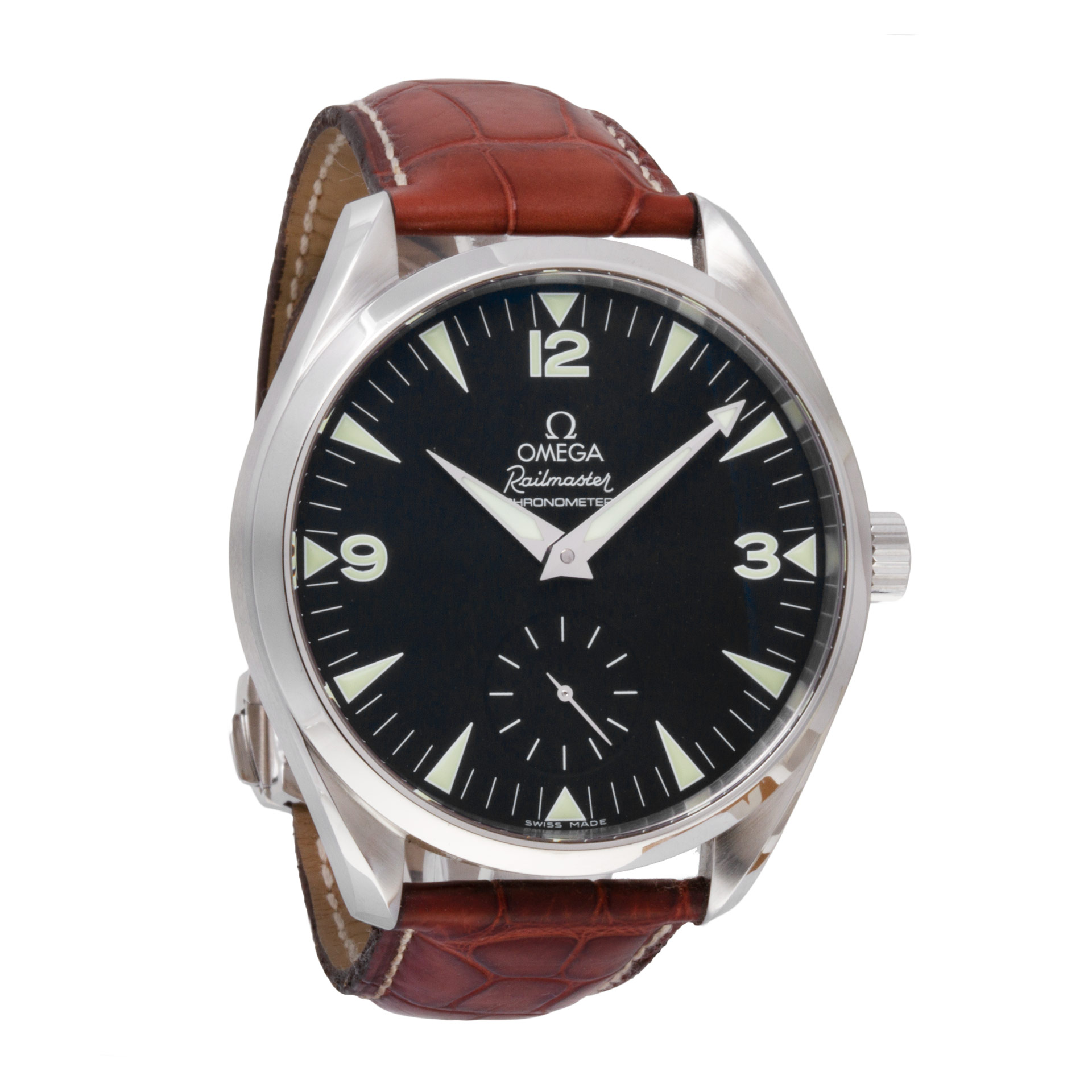 Omega 2806.52.37 Railmaster Manual Male Stainless Steel Watches Omega 2806.52.37 Railmaster Manual Male Stainless Steel Watches