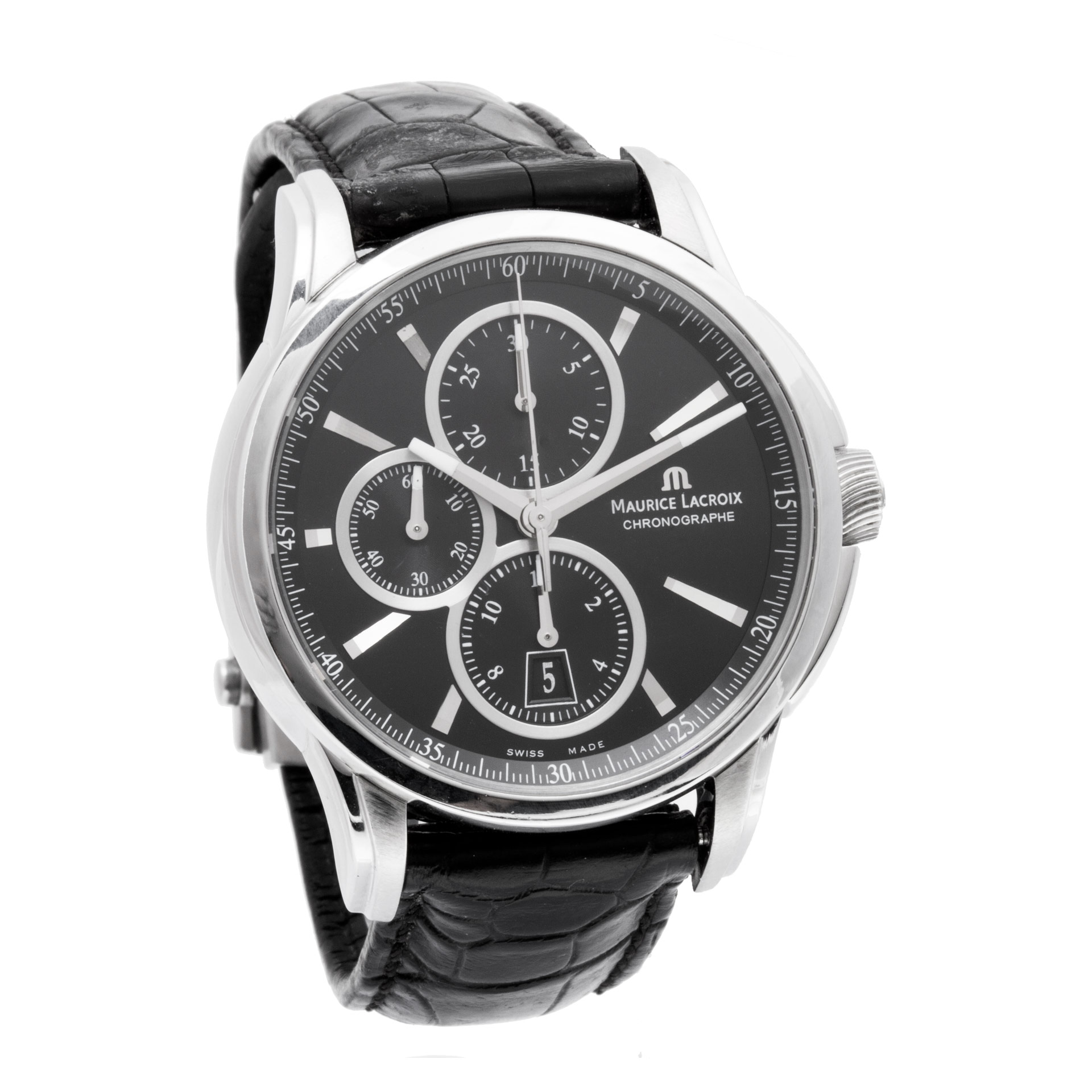 Maurice Lacroix PT6188-SS002-330 Chronograph Automatic Male Stainless Steel Watches Maurice Lacroix PT6188-SS002-330 Chronograph Automatic Male Stainless Steel Watches