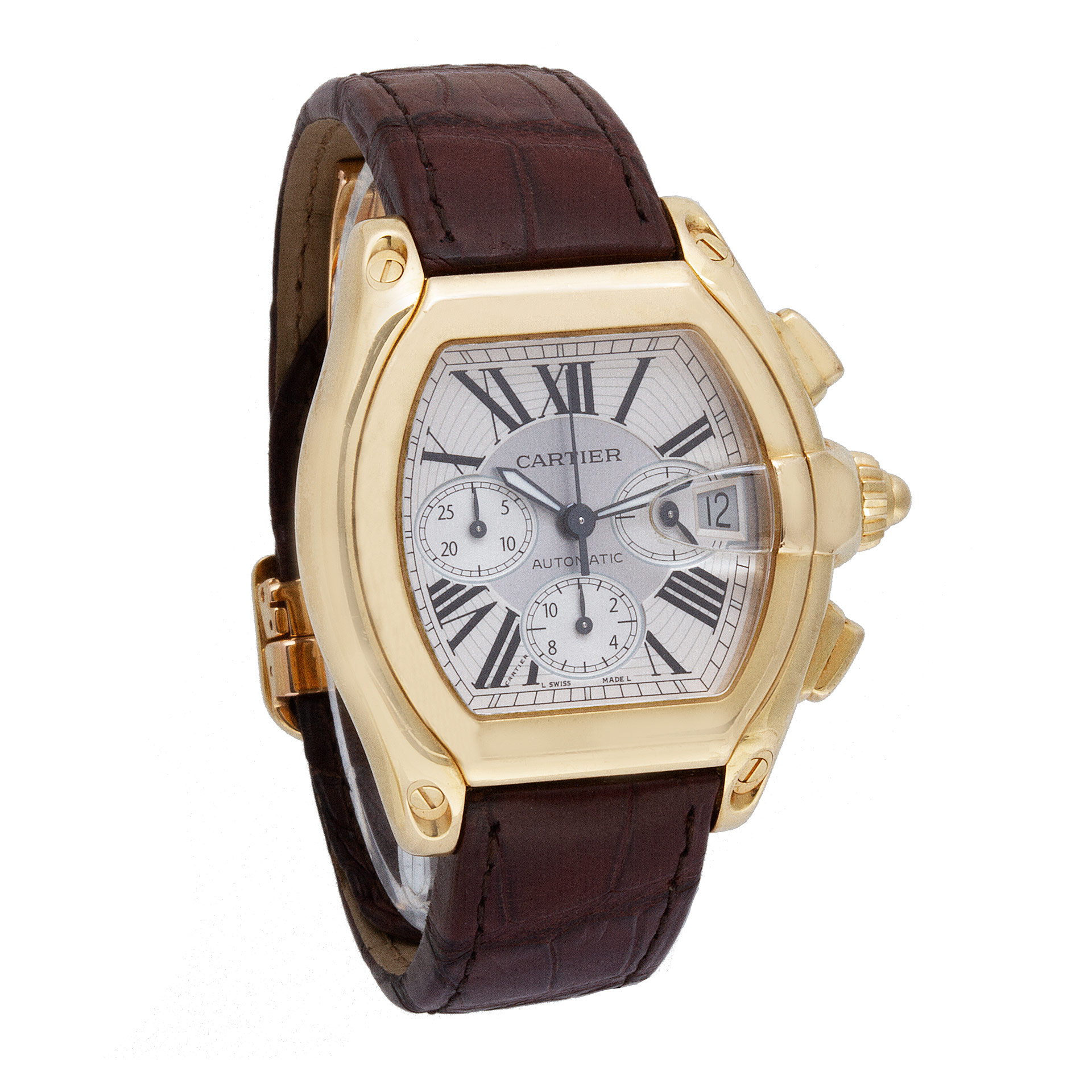Cartier W62021Y3 Roadster Automatic Male 18k yellow gold Watches Cartier W62021Y3 Roadster Automatic Male 18k yellow gold Watches