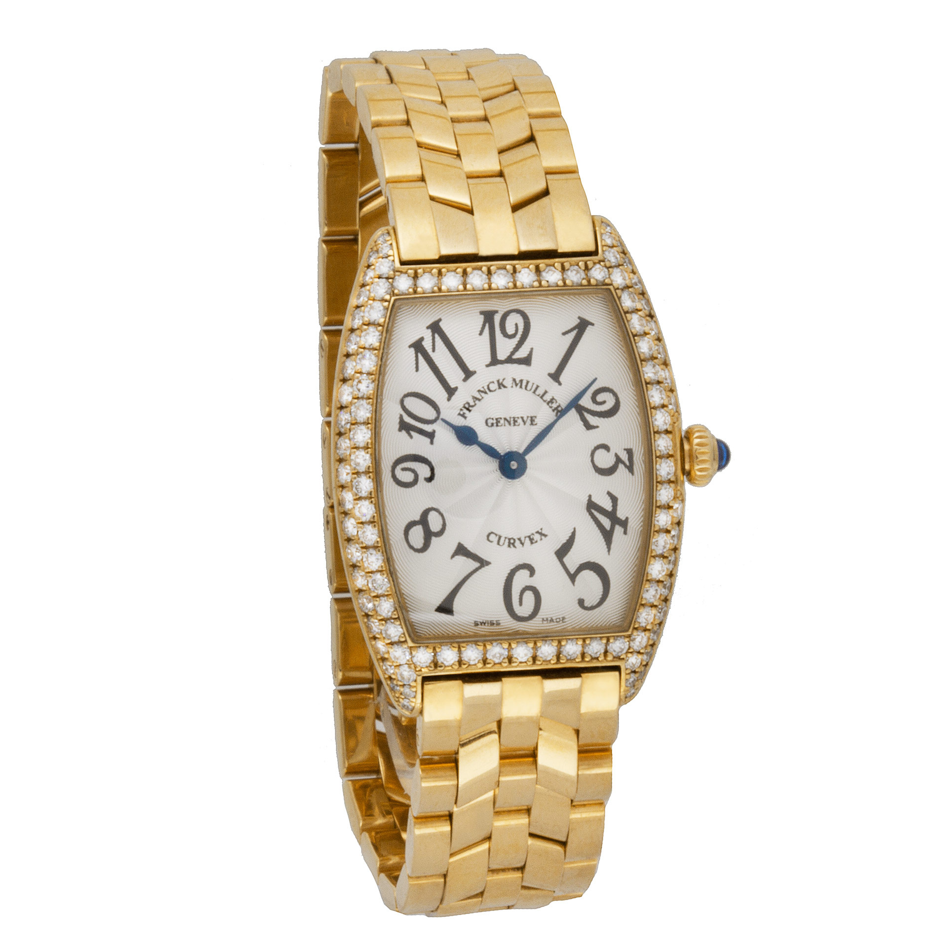 Franck Muller 1752QZD Curvex Quartz Female 18k yellow gold Watches Franck Muller 1752QZD Curvex Quartz Female 18k yellow gold Watches