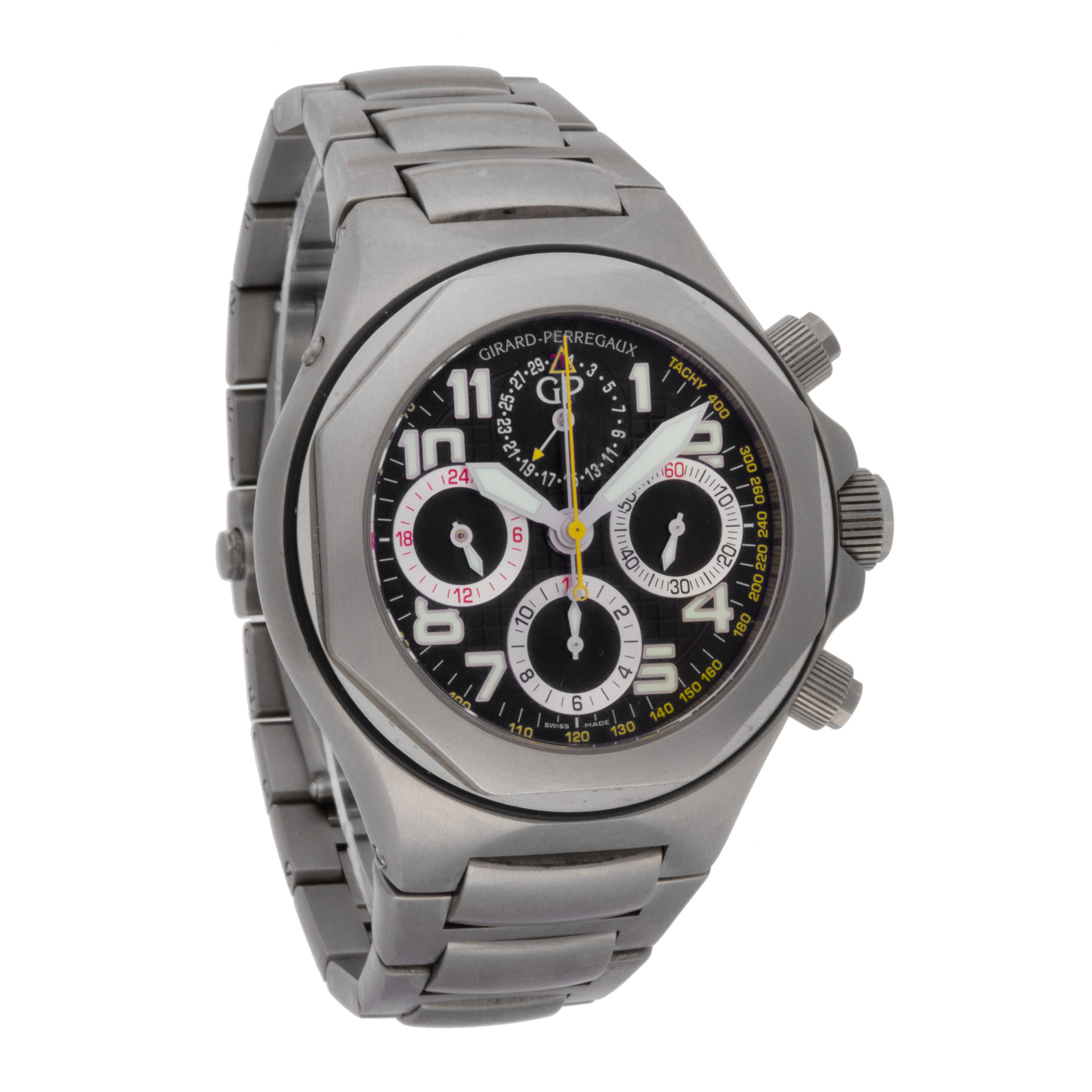 Girard Perregaux 80180-21-611-21a Laureato Automatic Male Titanium Watches Girard Perregaux 80180-21-611-21a Laureato Automatic Male Titanium Watches