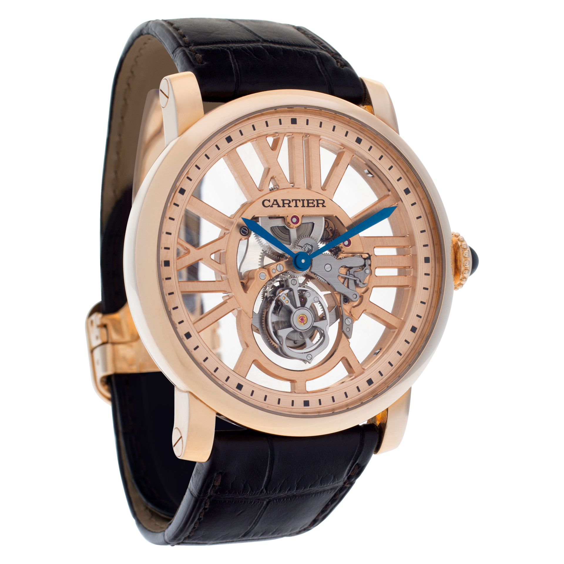 Cartier W1580046 Tourbillon Manual Male 18k rose gold Watches Cartier W1580046 Tourbillon Manual Male 18k rose gold Watches