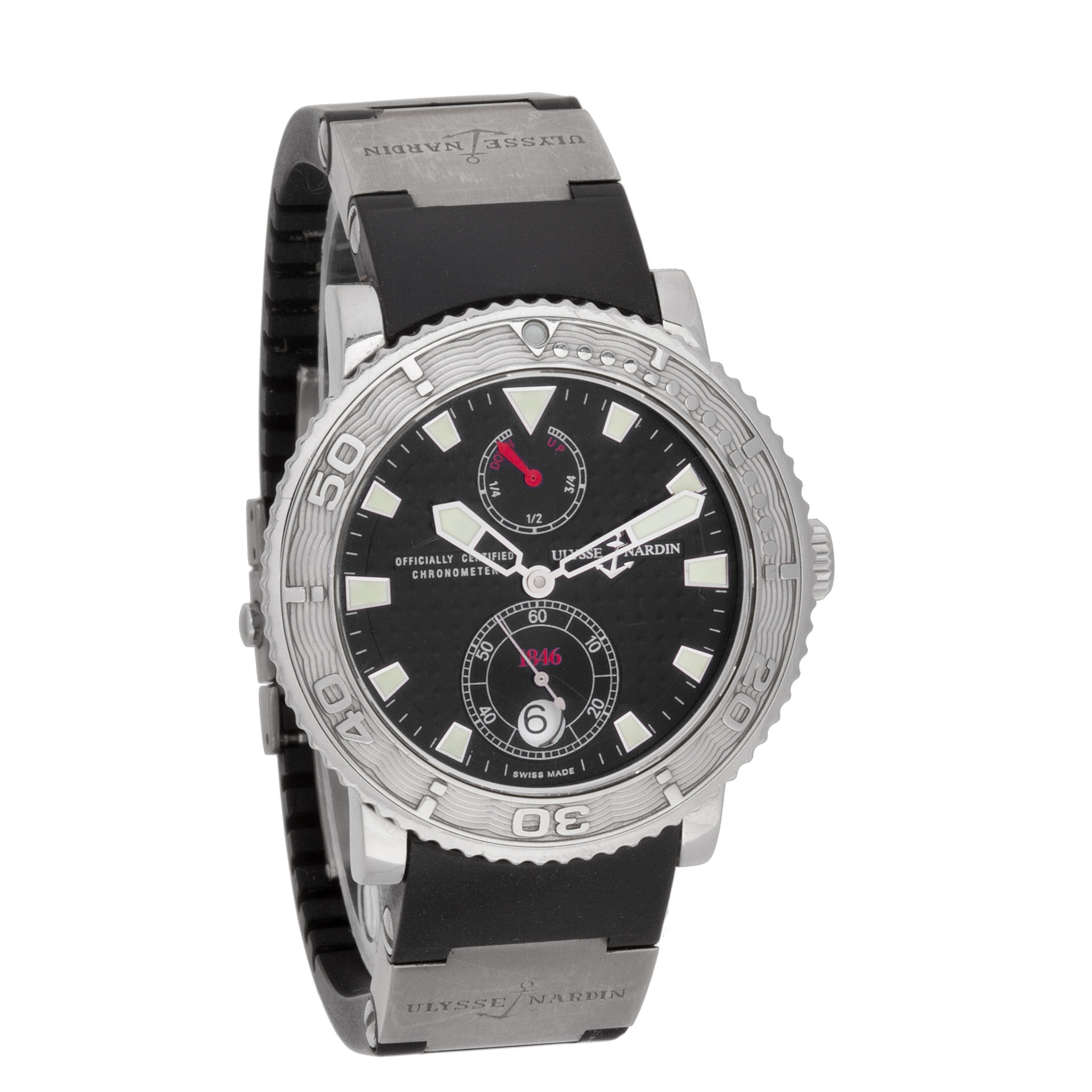 Ulysse Nardin 263-55 Marine Chronometer Automatic Male Stainless Steel Watches Ulysse Nardin 263-55 Marine Chronometer Automatic Male Stainless Steel Watches
