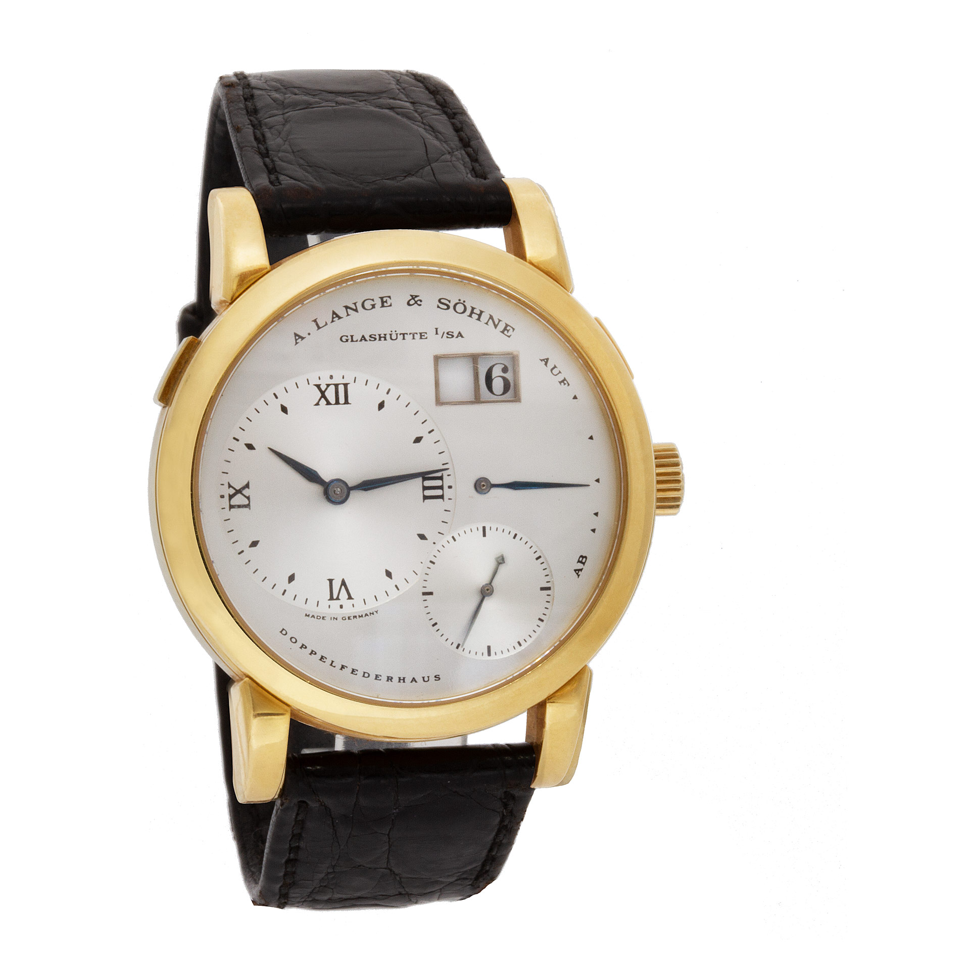 A. Lange & Sohne 101.002 Lange 1 Manual Male 18k Yellow Gold Watches A. Lange & Sohne 101.002 Lange 1 Manual Male 18k Yellow Gold Watches