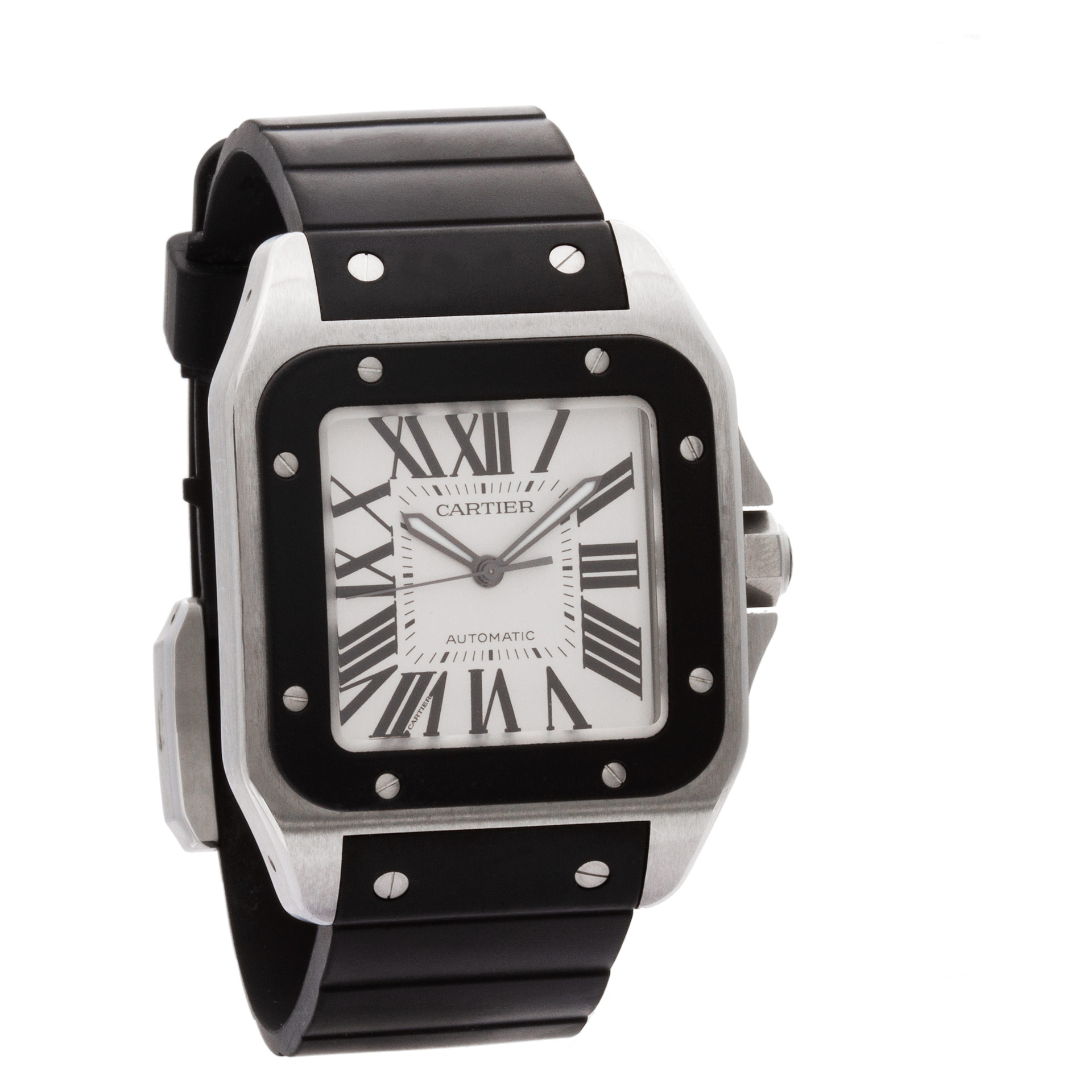 Cartier W20121U2 Santos 100 Automatic Male Stainless Steel Watches Cartier W20121U2 Santos 100 Automatic Male Stainless Steel Watches