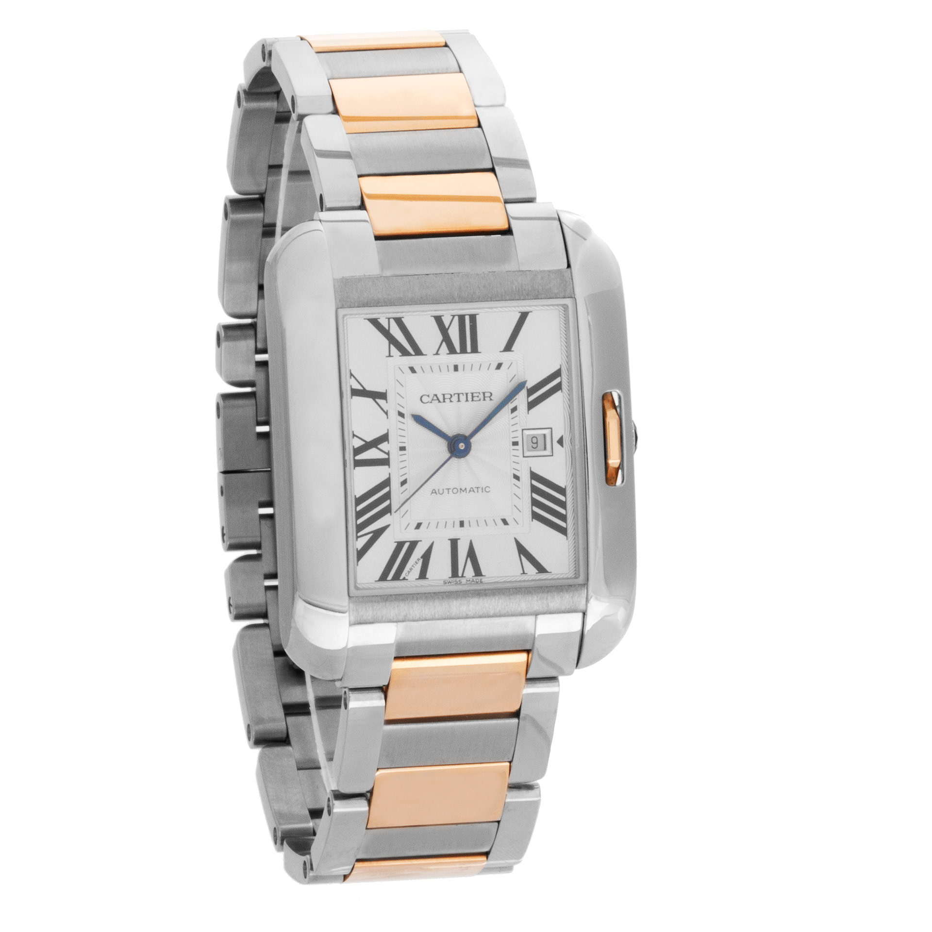Cartier W5310047 Tank Anglaise XL Automatic Unisex 18k gold & Stainless Steel Watches Cartier W5310047 Tank Anglaise XL Automatic Unisex 18k gold & Stainless Steel Watches