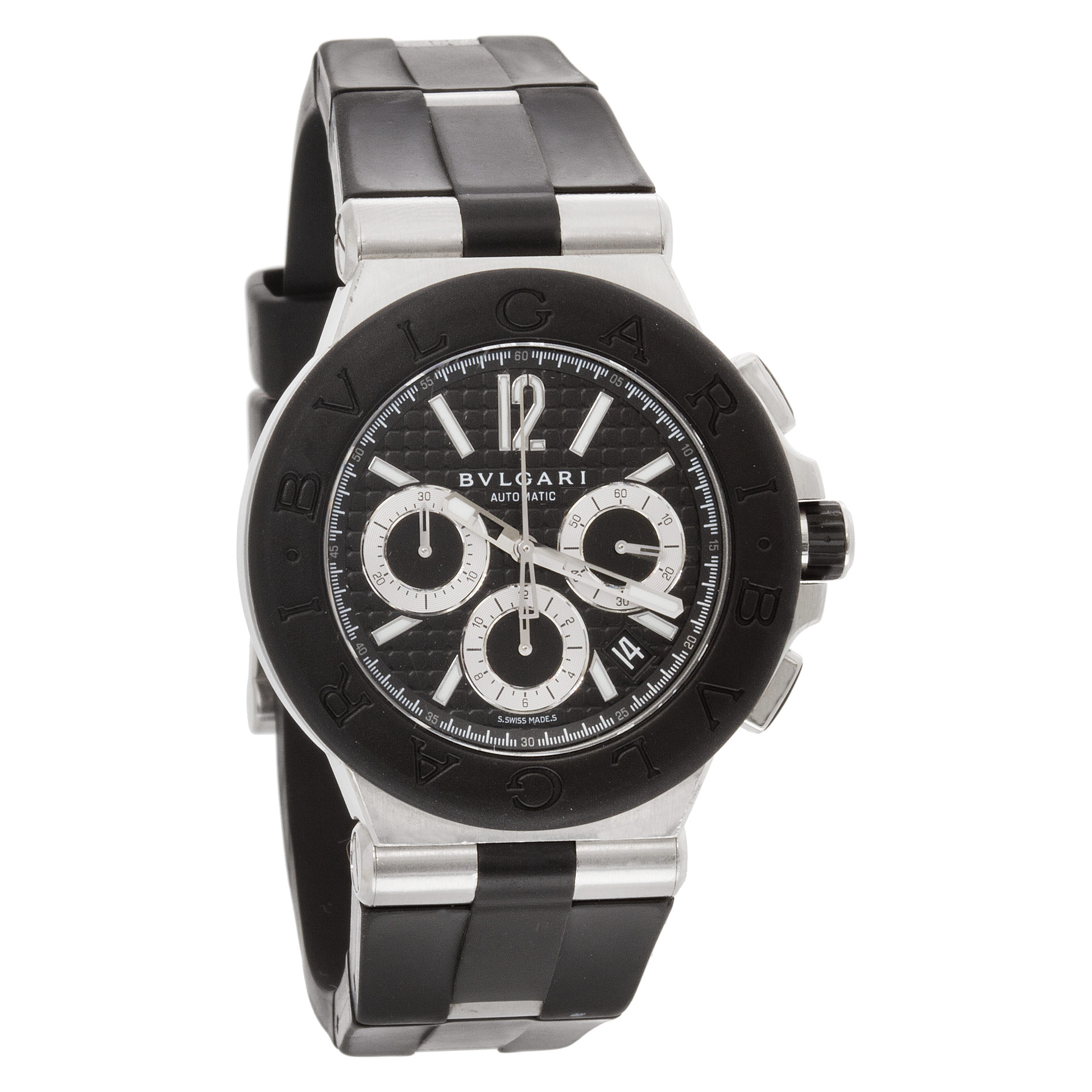 Bvlgari DG 42 SC CH Diagono Automatic Male Stainless Steel Watches Bvlgari DG 42 SC CH Diagono Automatic Male Stainless Steel Watches