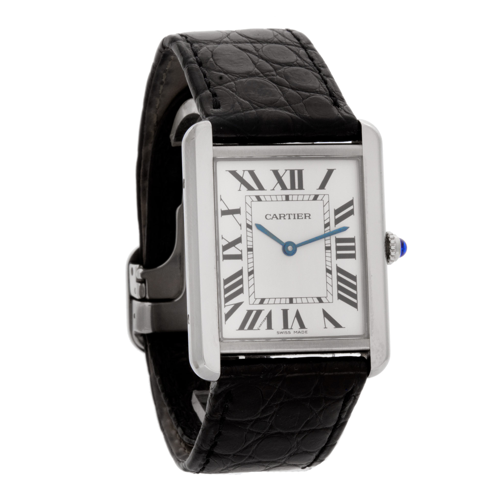 Cartier WSTA0028 Tank Solo Quartz Unisex Stainless Steel Watches Cartier WSTA0028 Tank Solo Quartz Unisex Stainless Steel Watches