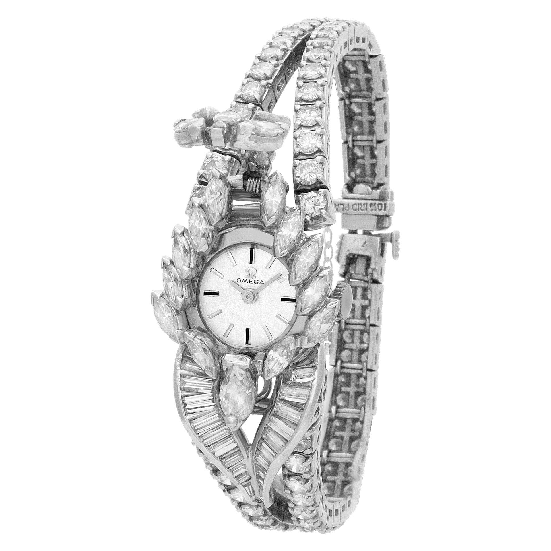 Omega Omega 4021 Classic Manual Female Platinum Watches Omega Omega 4021 Classic Manual Female Platinum Watches
