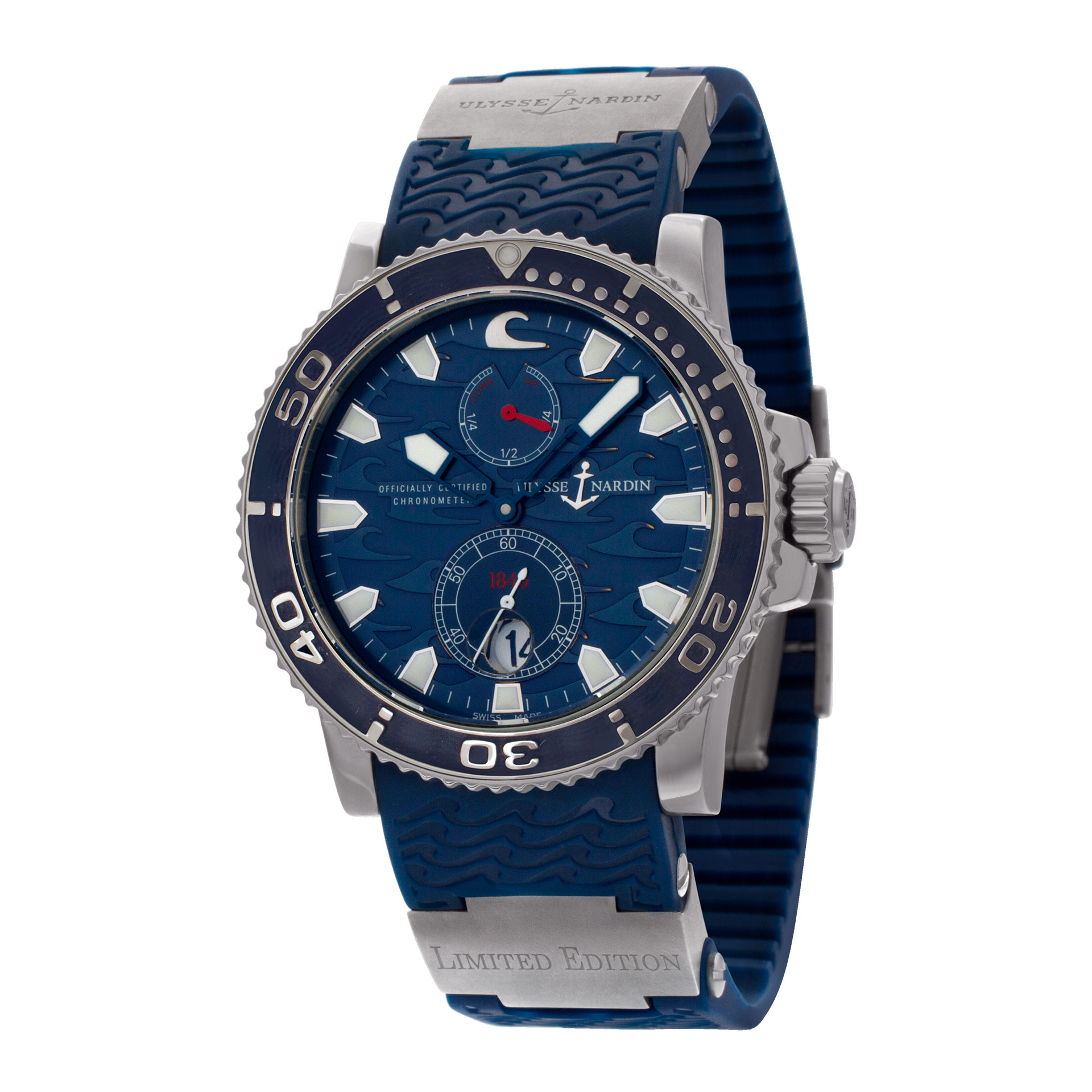 Ulysse Nardin 263-36 Maxi Marine Automatic Male Titanium Watches Ulysse Nardin 263-36 Maxi Marine Automatic Male Titanium Watches
