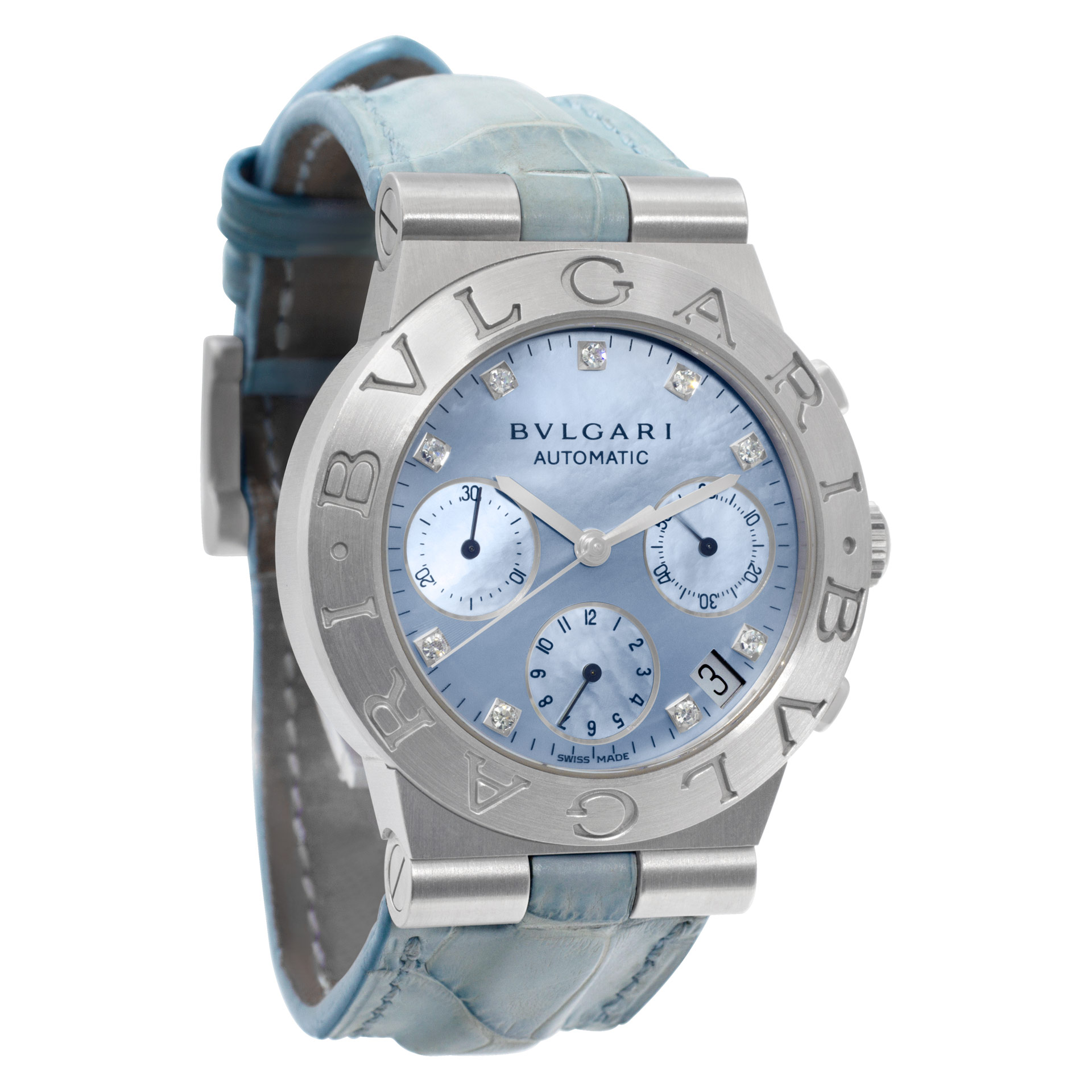 Bvlgari CH 35 S Diagono Automatic Female Stainless Steel Watches Bvlgari CH 35 S Diagono Automatic Female Stainless Steel Watches