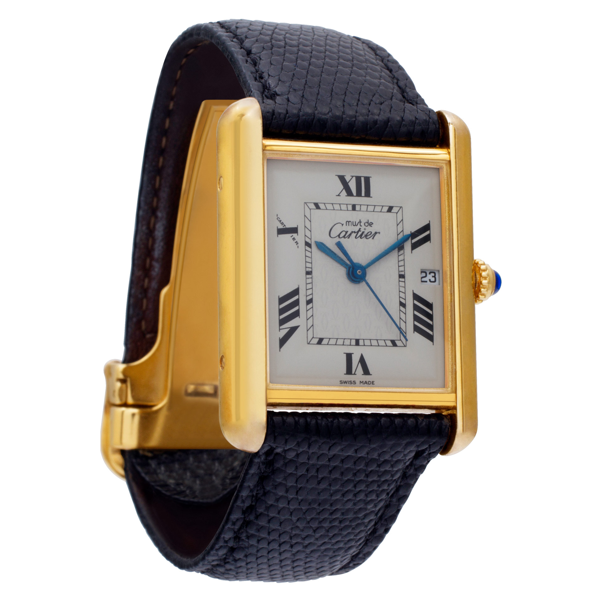 Cartier 2413 Tank Vermeil Quartz Unisex Vermeil Watches Cartier 2413 Tank Vermeil Quartz Unisex Vermeil Watches