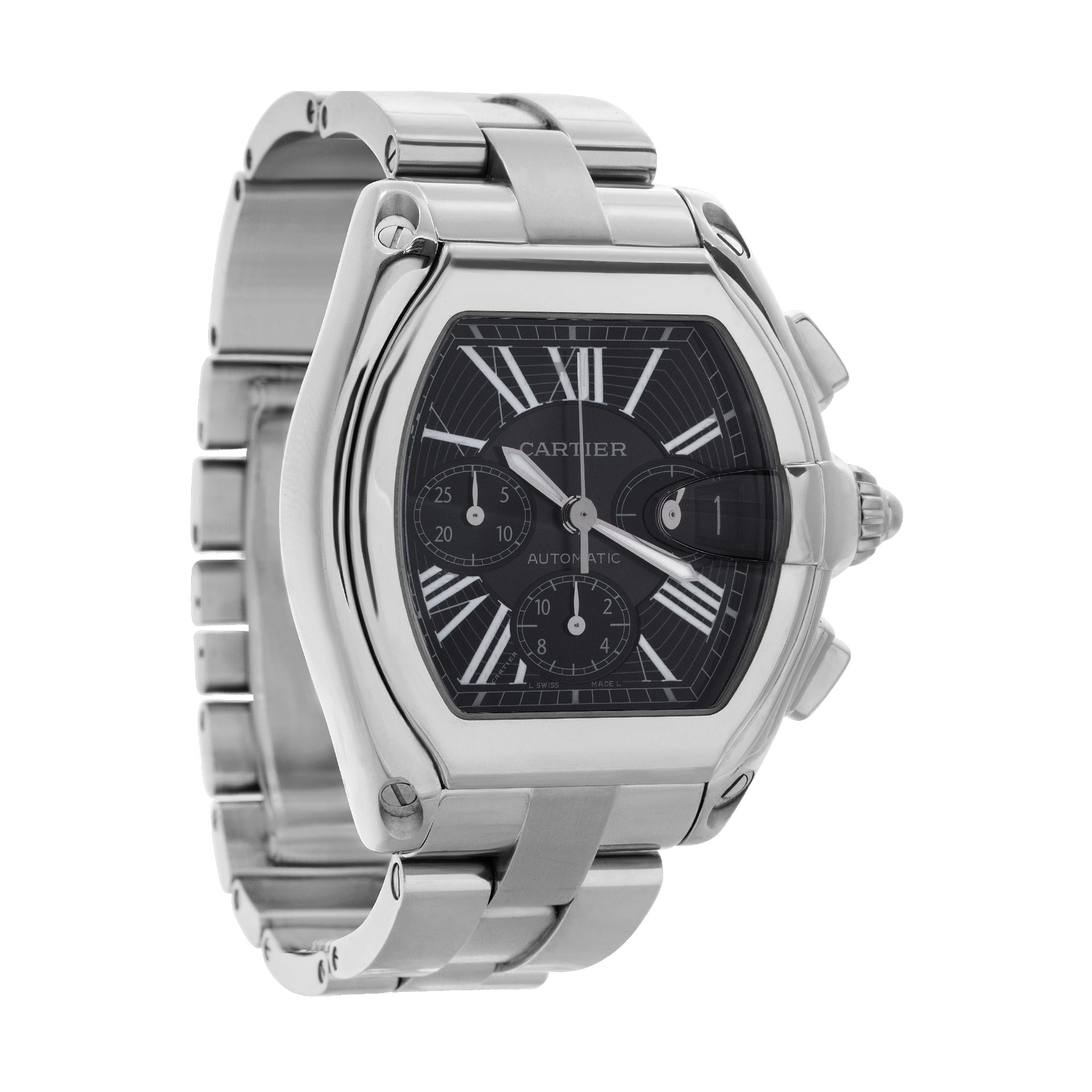 Cartier W62020X6 Roadster Automatic Male Stainless Steel Watches Cartier W62020X6 Roadster Automatic Male Stainless Steel Watches