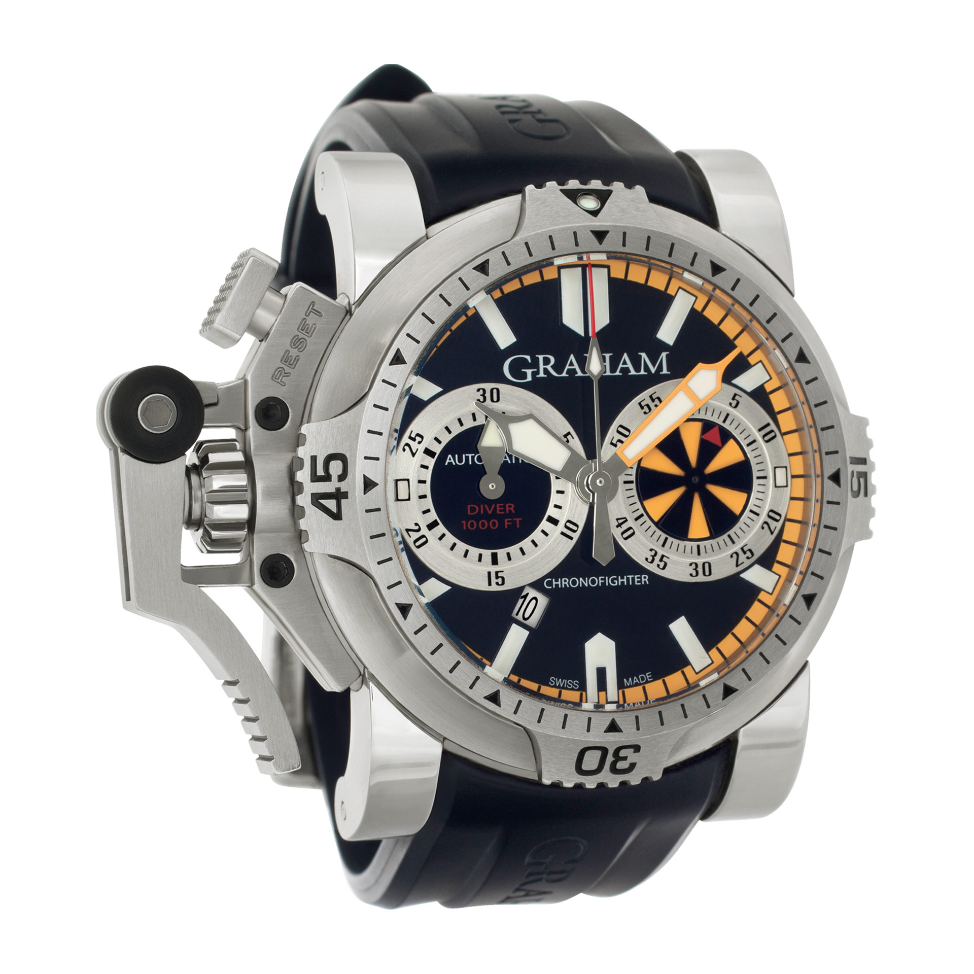 Graham 2OVES.B15A Chronofighter Automatic Male Stainless Steel Watches Graham 2OVES.B15A Chronofighter Automatic Male Stainless Steel Watches