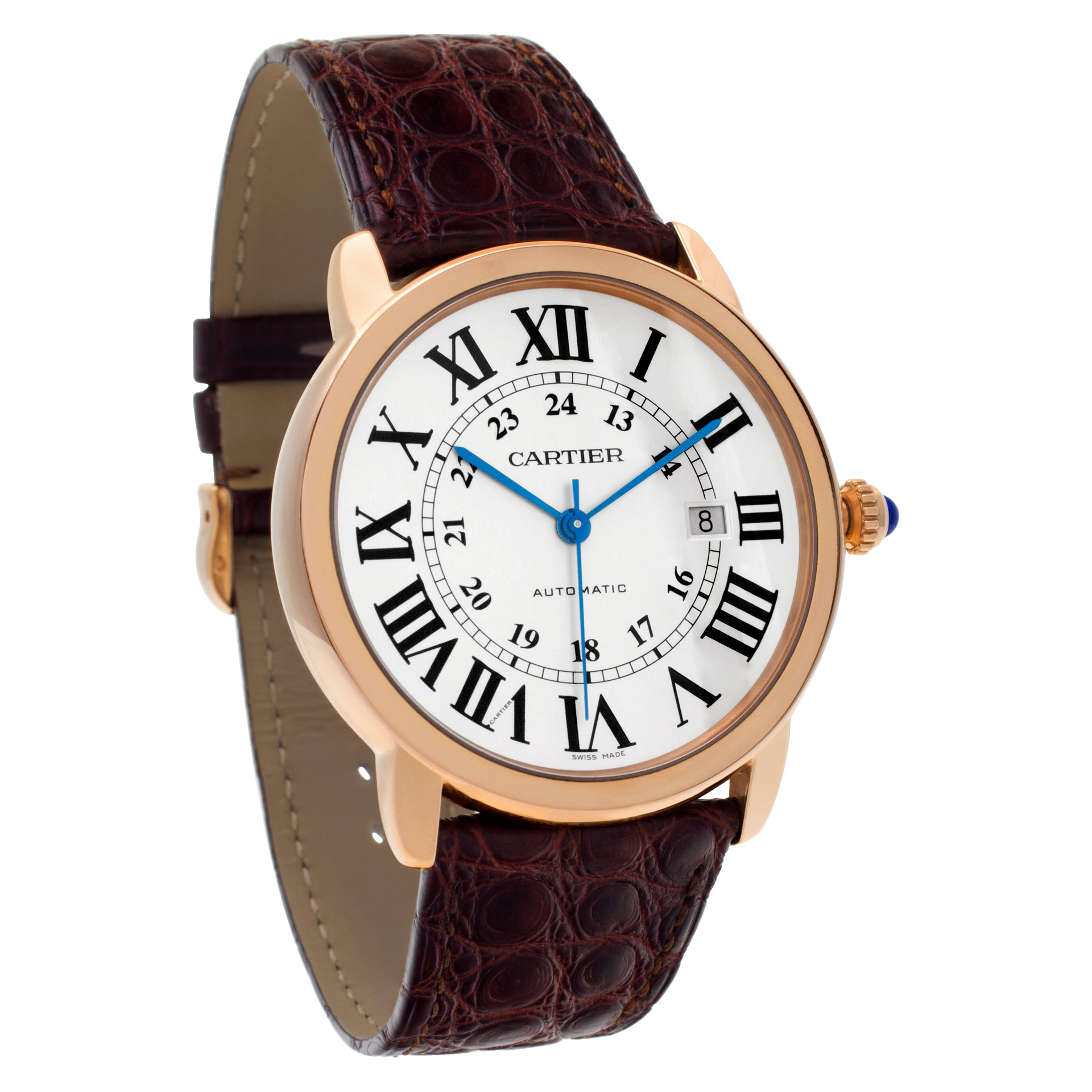 Cartier W6701009 Ronde Solo Automatic Unisex 18k Pink Gold & Stainless Steel Watches Cartier W6701009 Ronde Solo Automatic Unisex 18k Pink Gold & Stainless Steel Watches