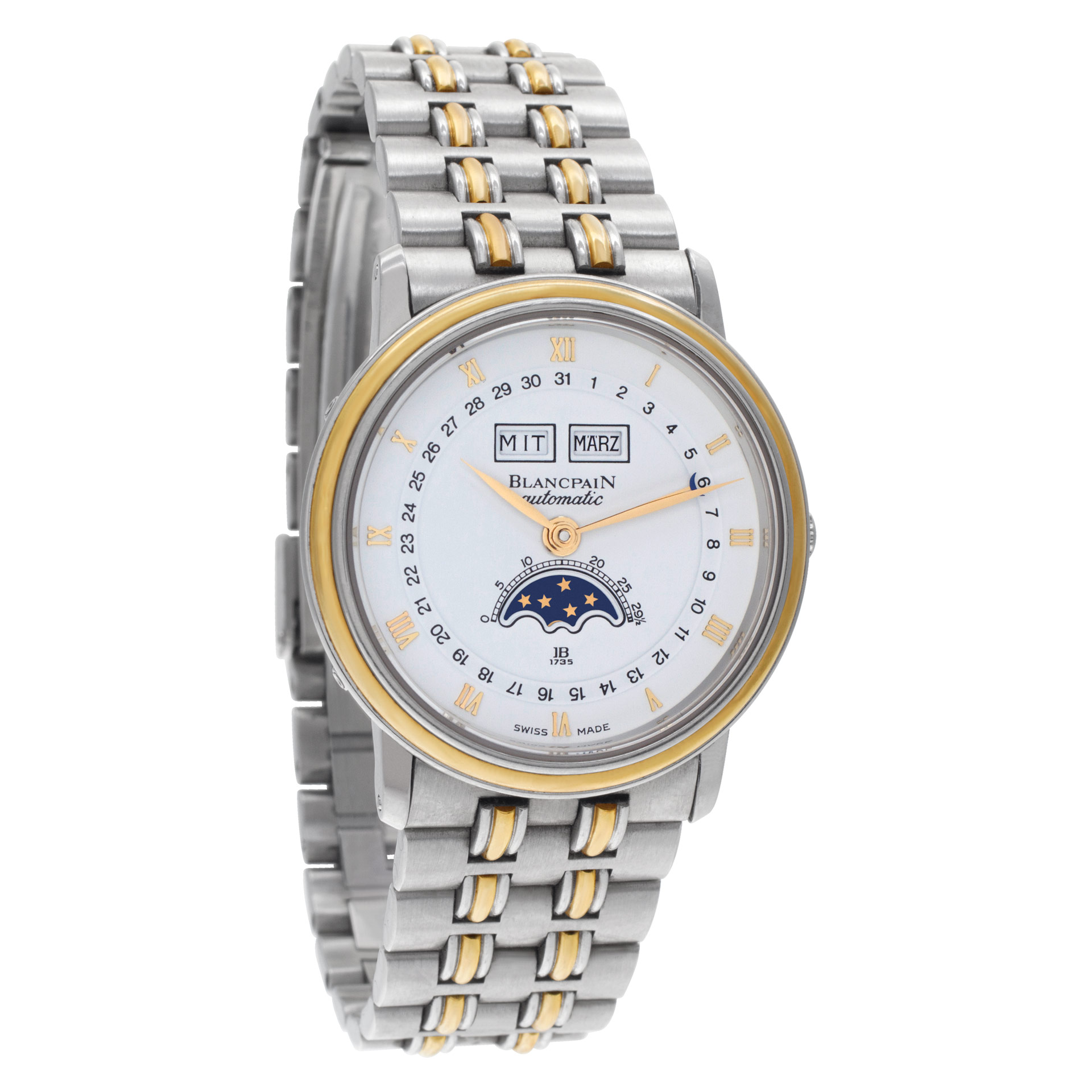 Blancpain 6595-1318 Villeret Automatic Unisex 18k gold & Stainless Steel Watches Blancpain 6595-1318 Villeret Automatic Unisex 18k gold & Stainless Steel Watches