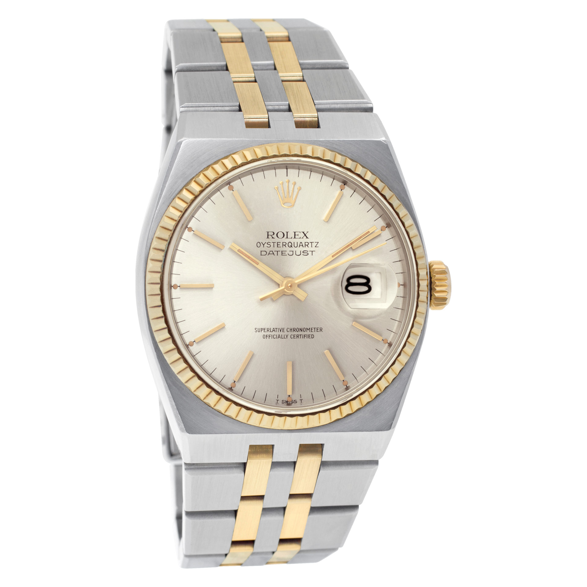 Rolex 17013 Oyster Quartz Quartz Unisex 14k gold & Stainless Steel Watches Rolex 17013 Oyster Quartz Quartz Unisex 14k gold & Stainless Steel Watches